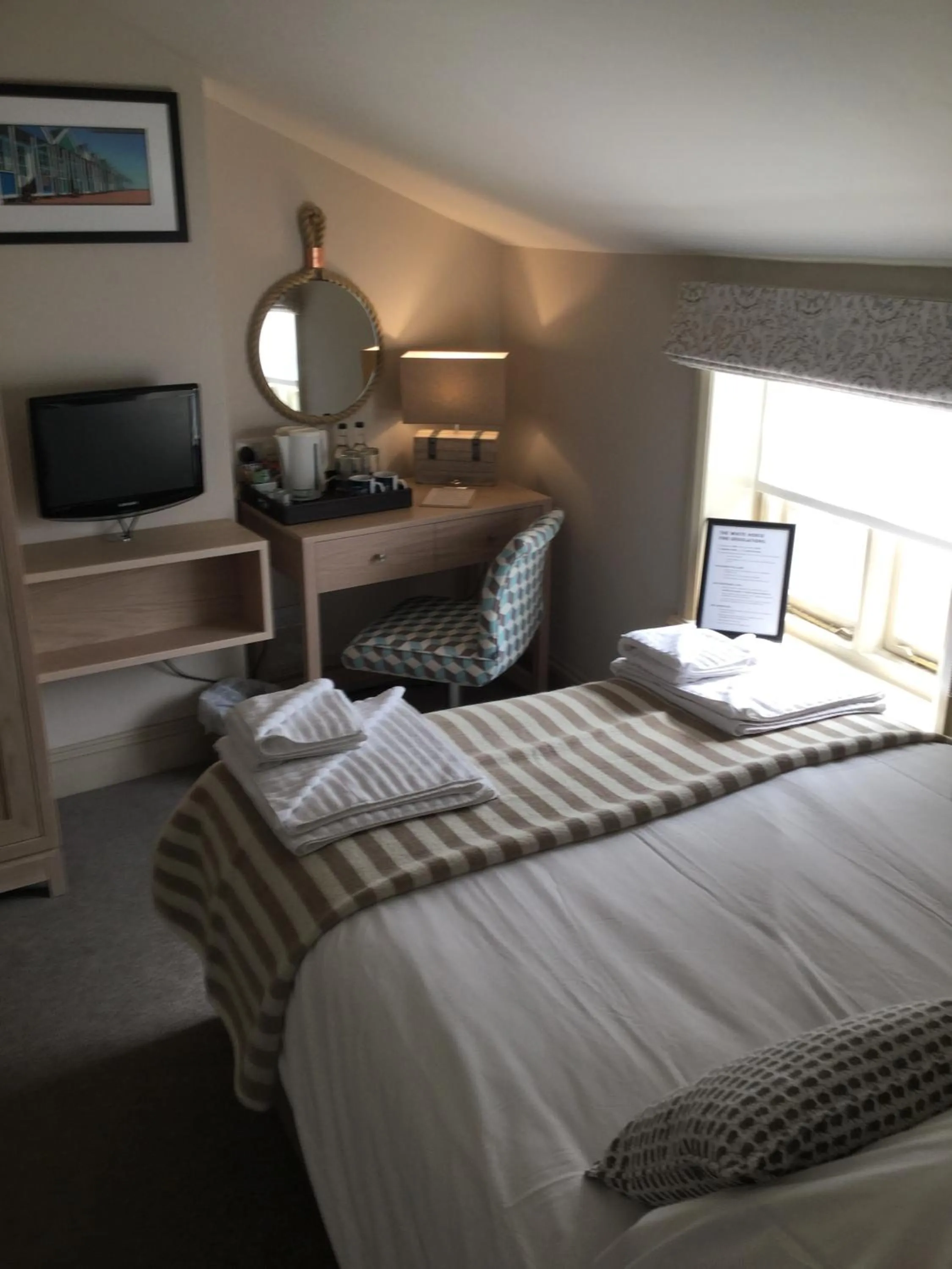 Bed in The White Horse Blakeney