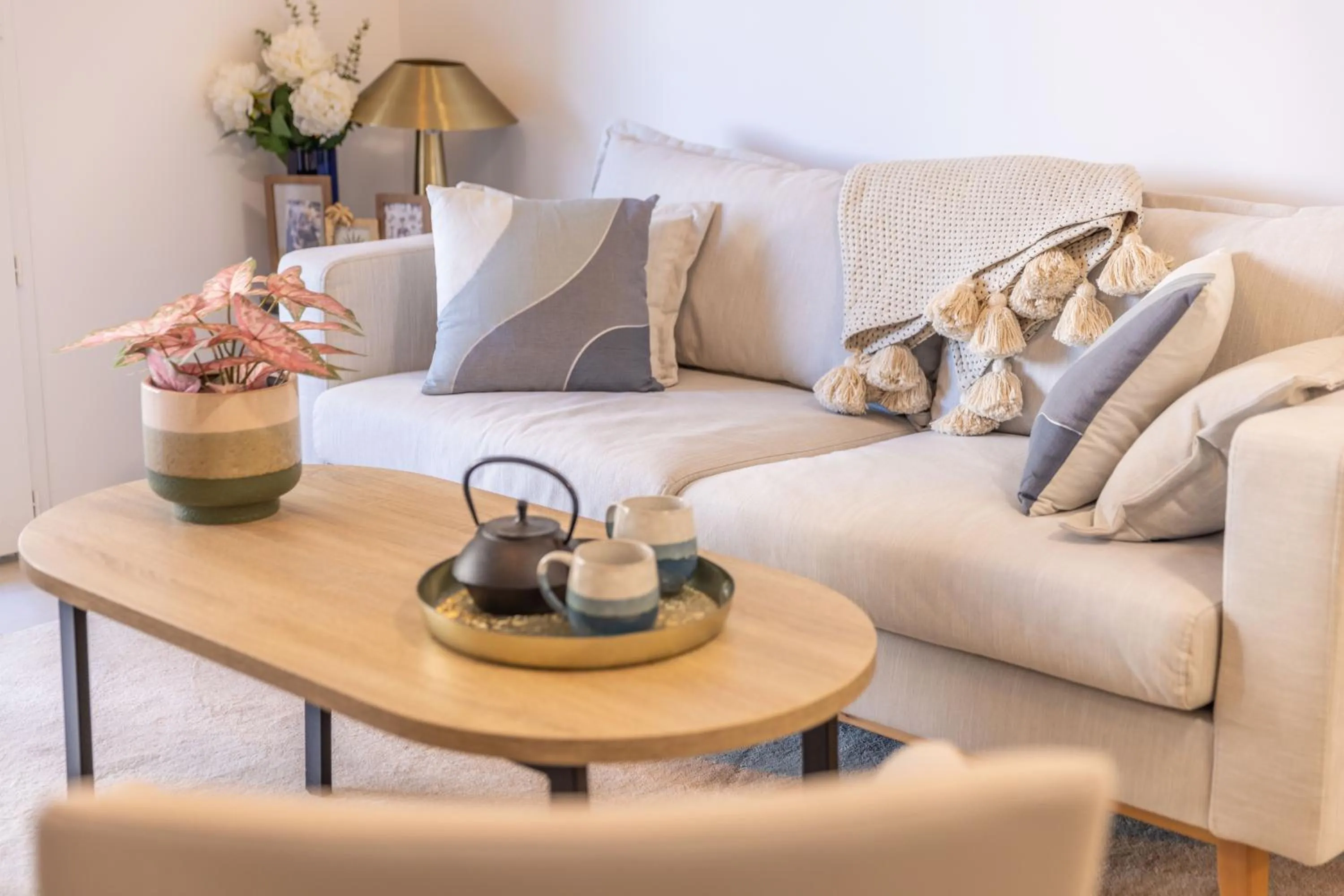 Living room in Zenao Appart'hôtels Villeneuve Loubet