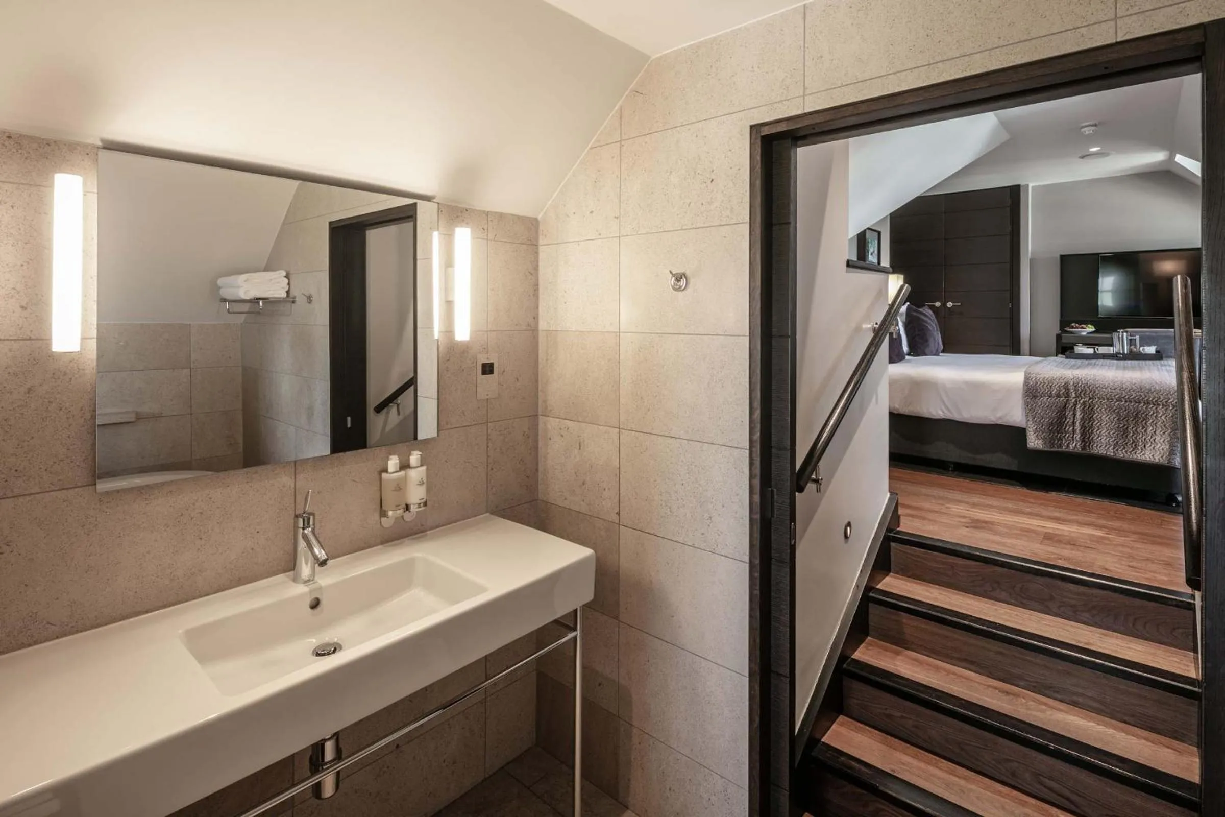 Bed in Twr y Felin Hotel