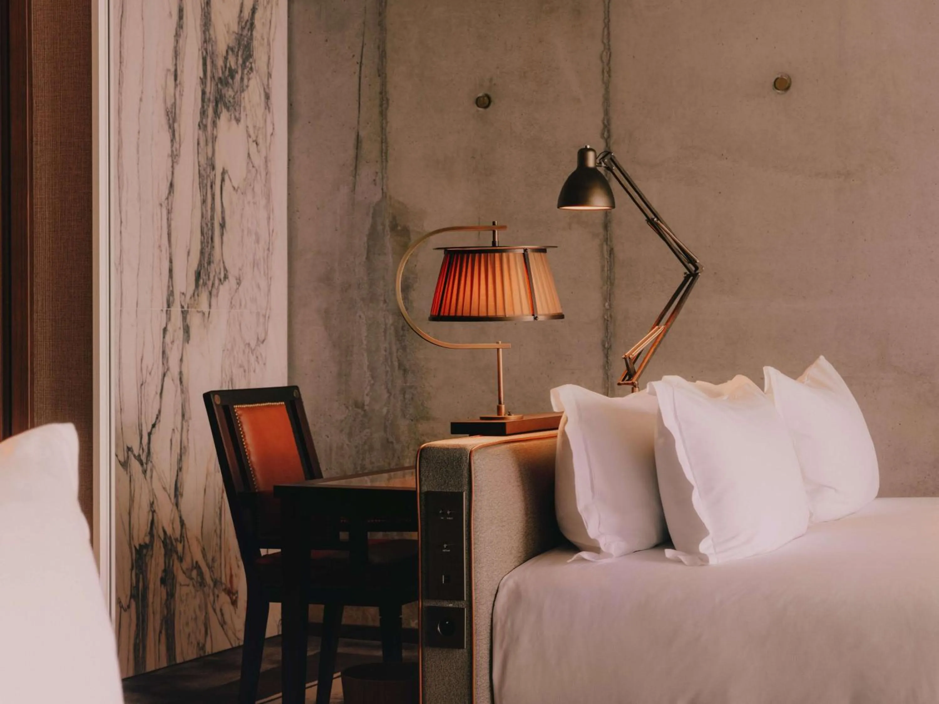 Bed in Maison Heler Metz, Curio Collection By Hilton