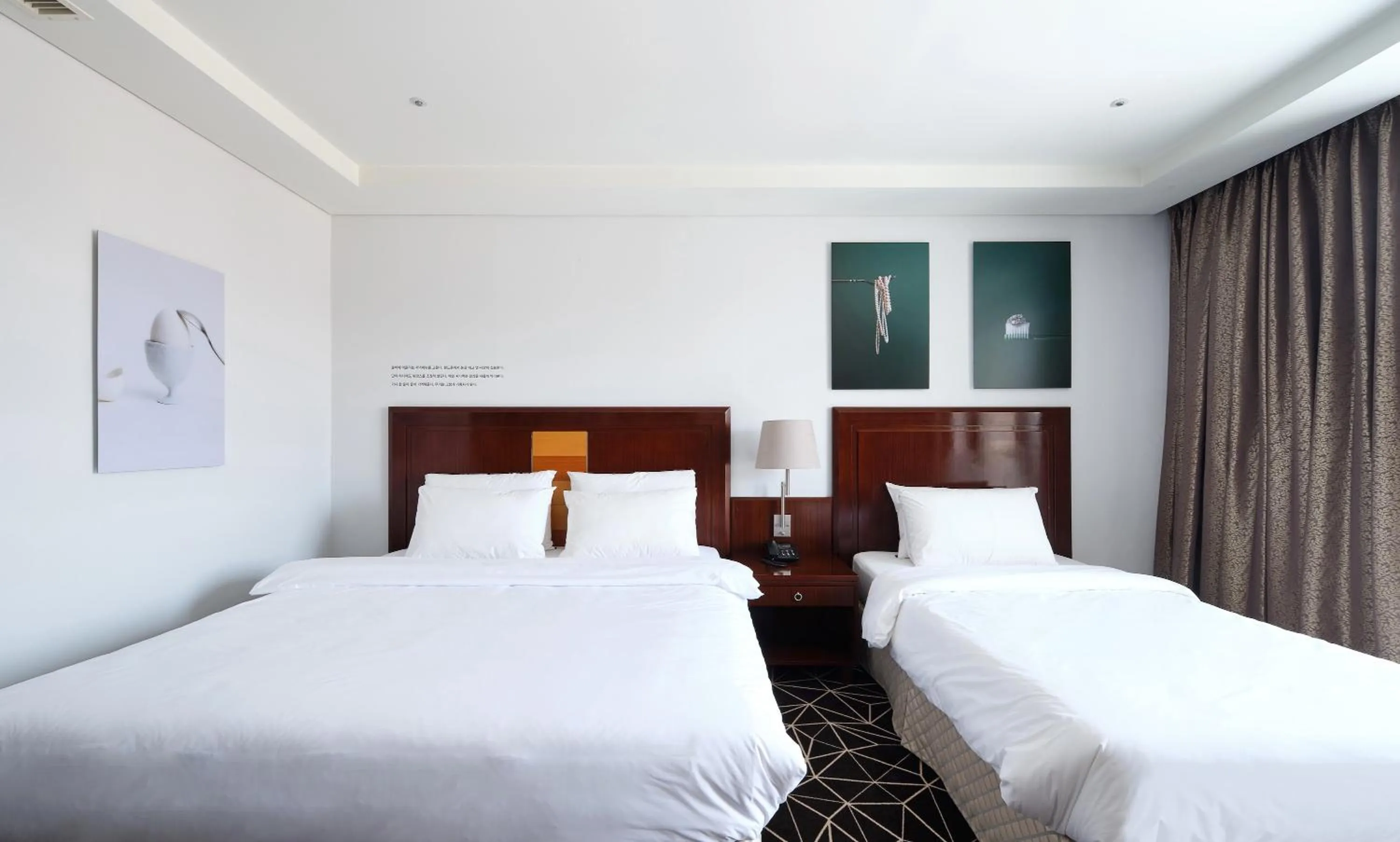 Bed in Pocheon Adonis Hotel