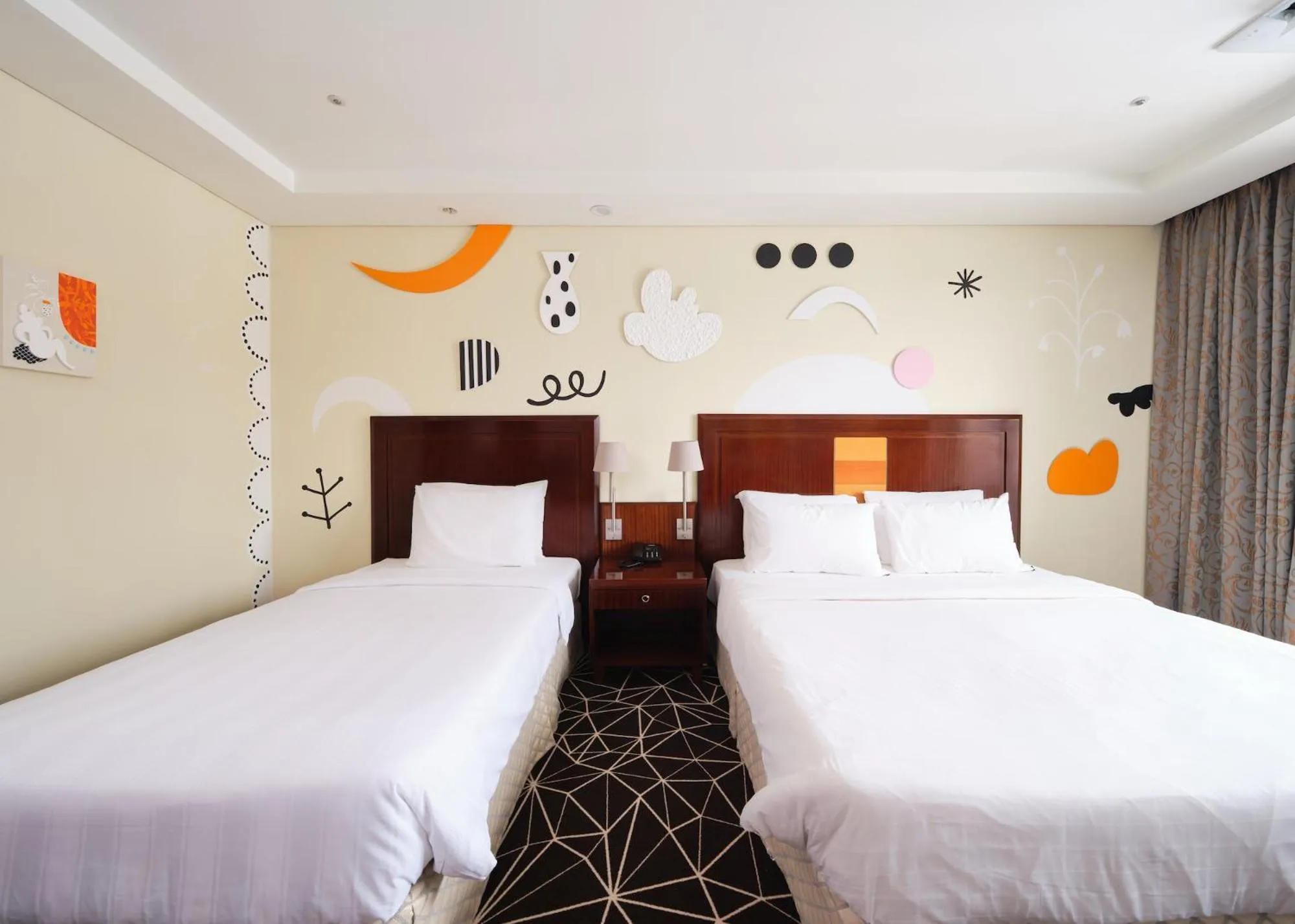 Bed in Pocheon Adonis Hotel