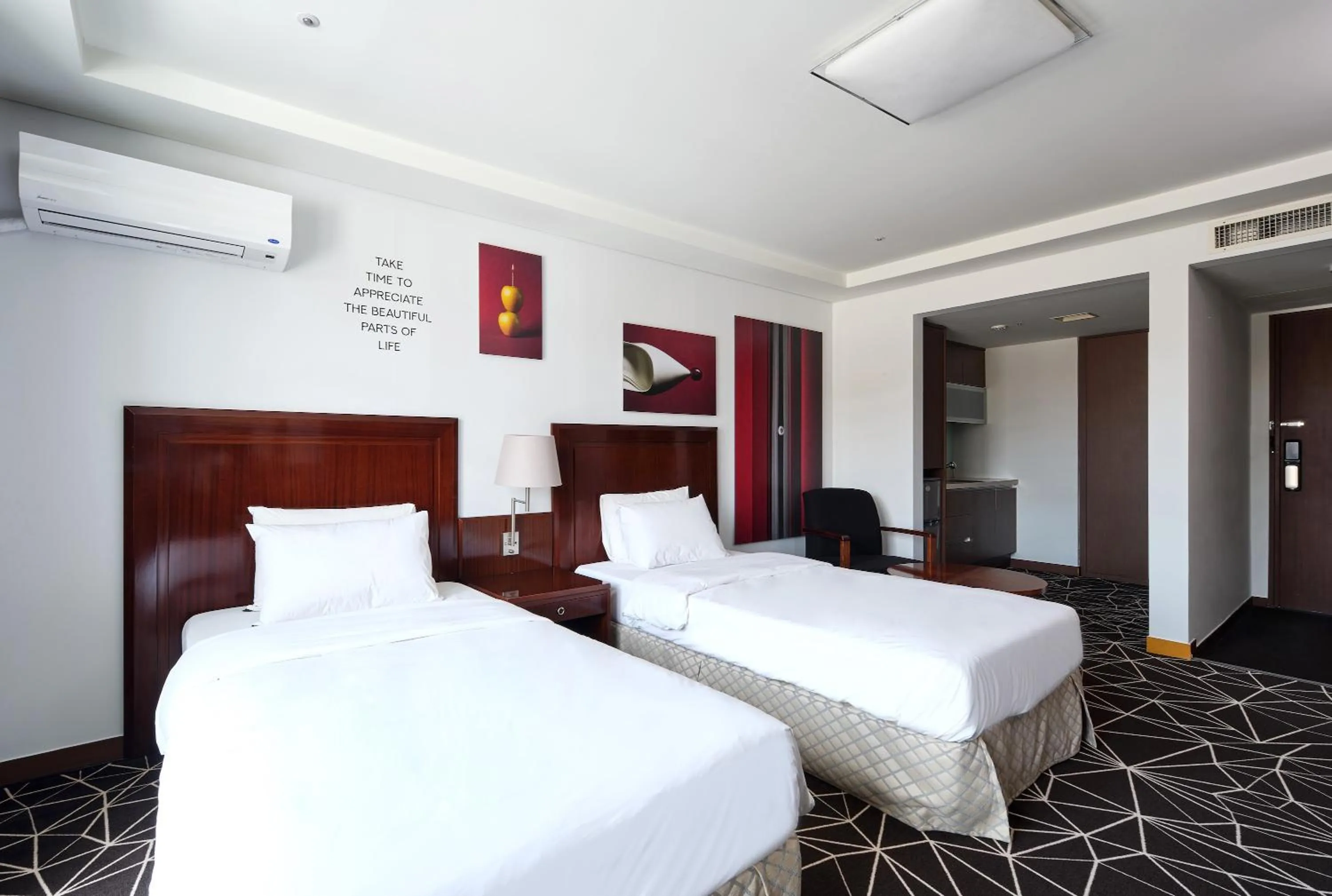 Bed in Pocheon Adonis Hotel