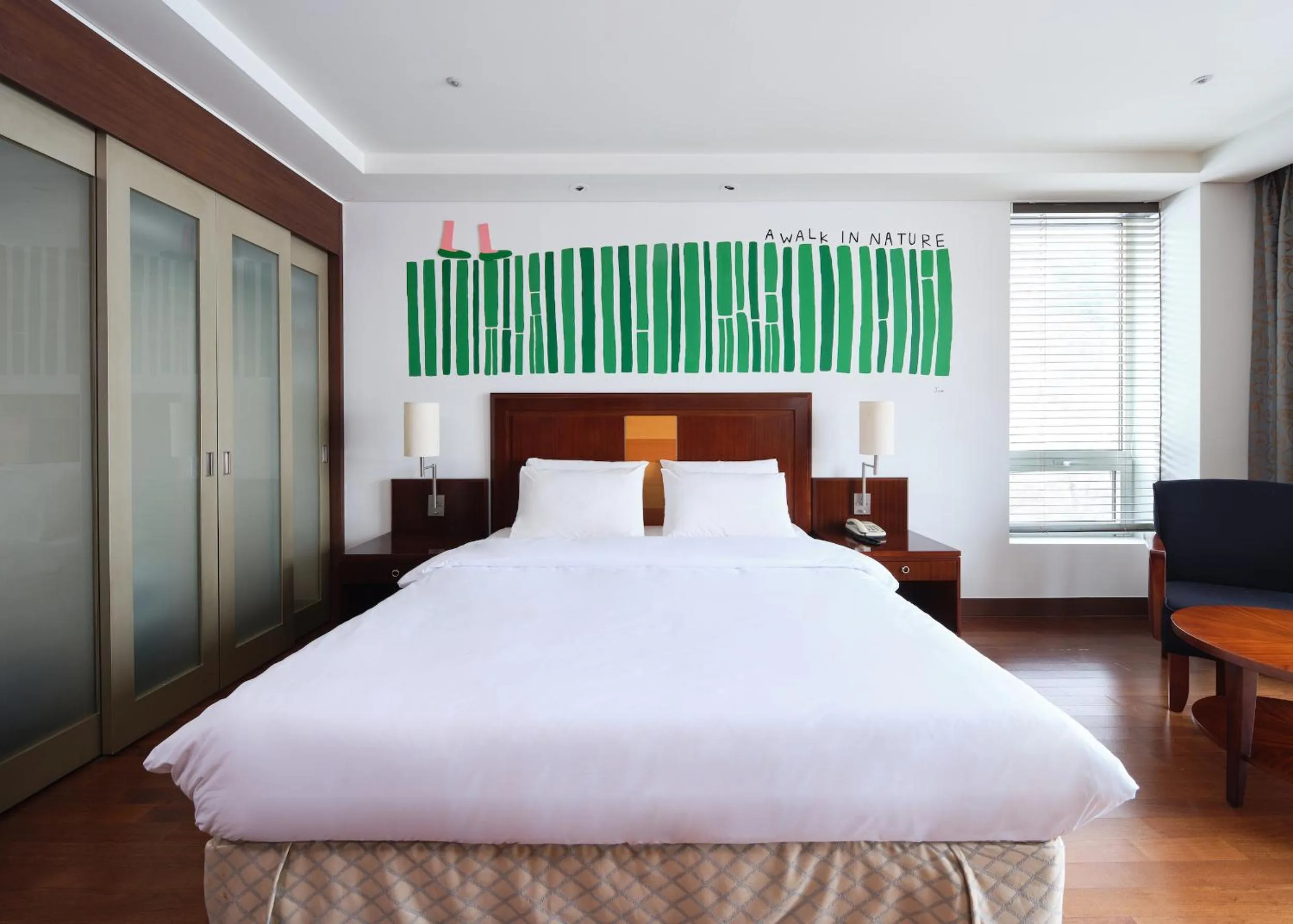 Bed in Pocheon Adonis Hotel