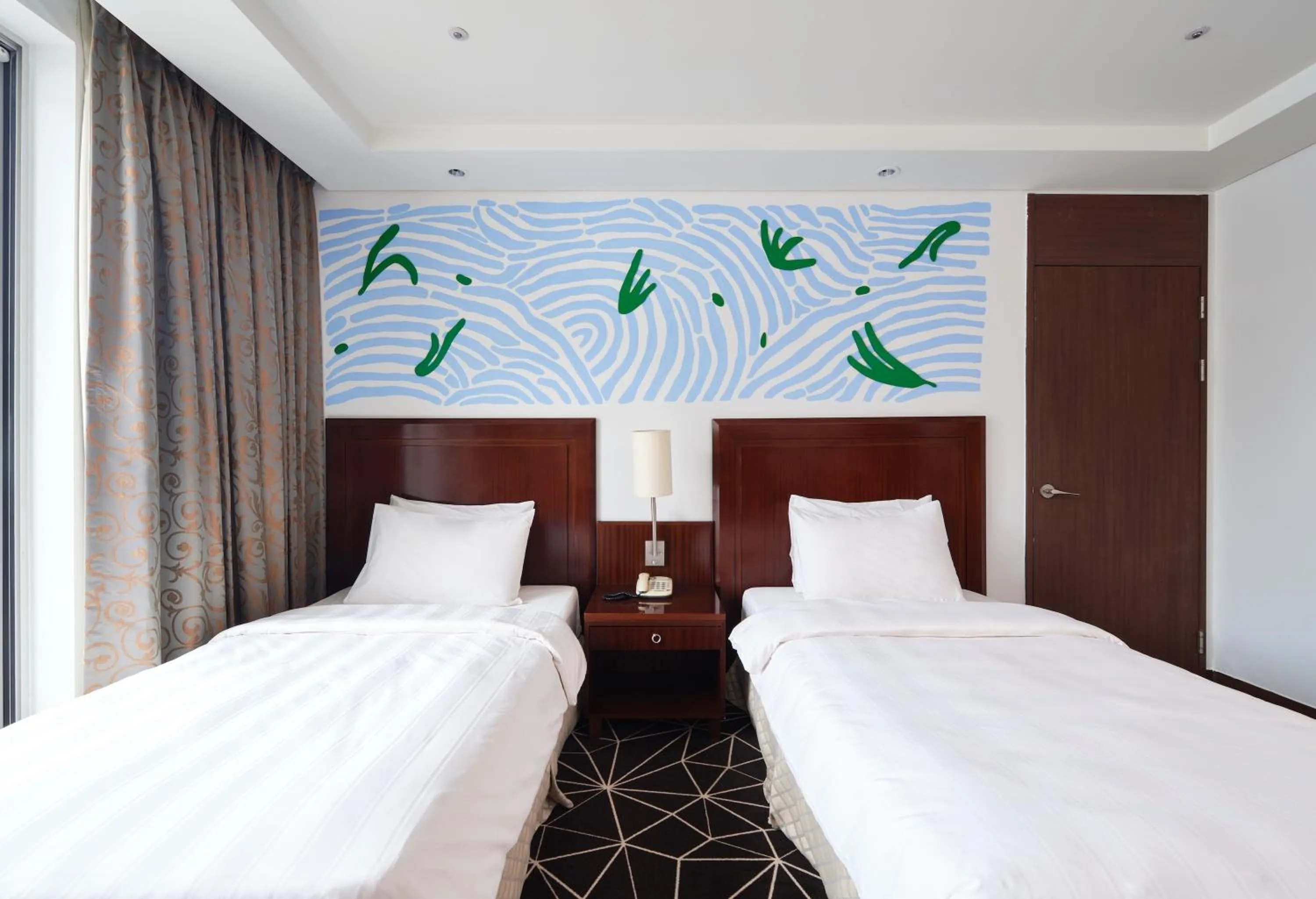 Bed in Pocheon Adonis Hotel