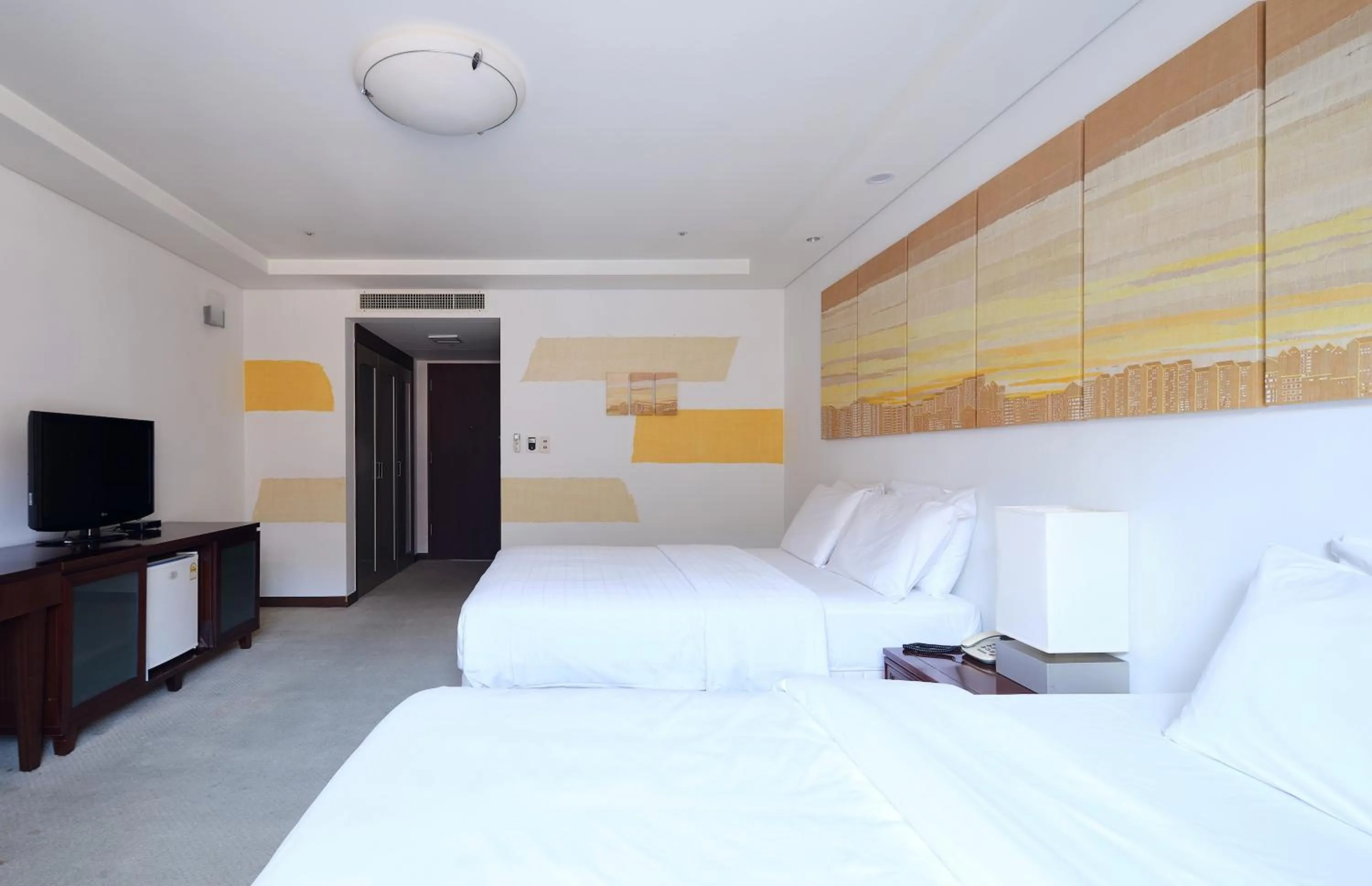 Bed in Pocheon Adonis Hotel