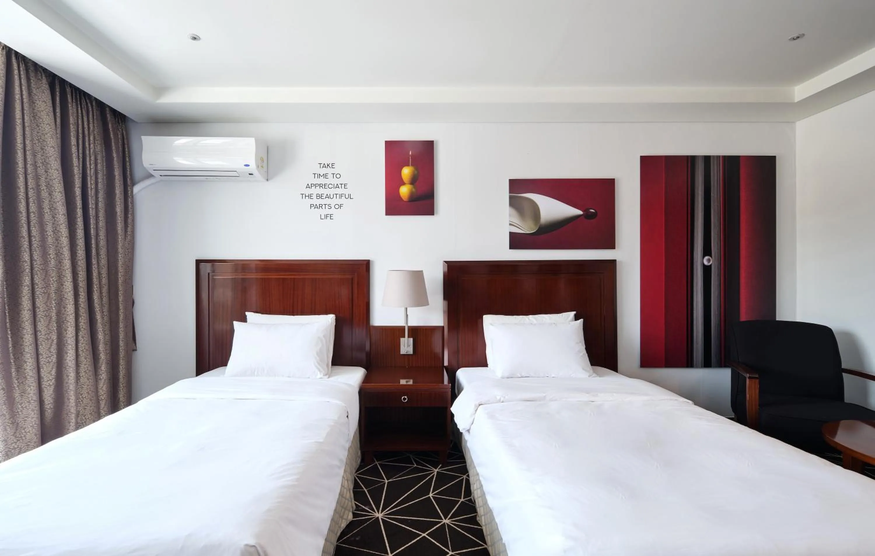 Bed in Pocheon Adonis Hotel