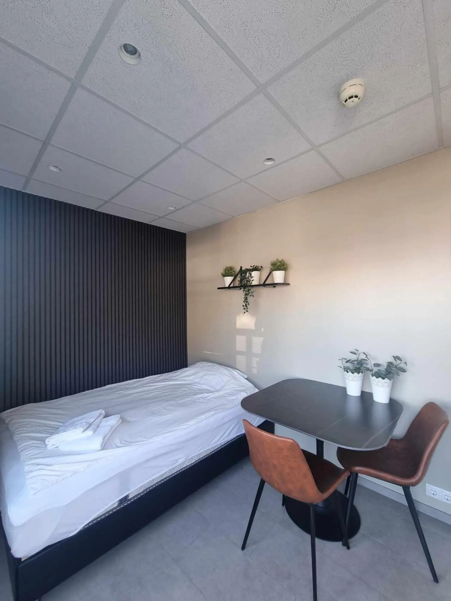 Bed in Við Hafið Guesthouse