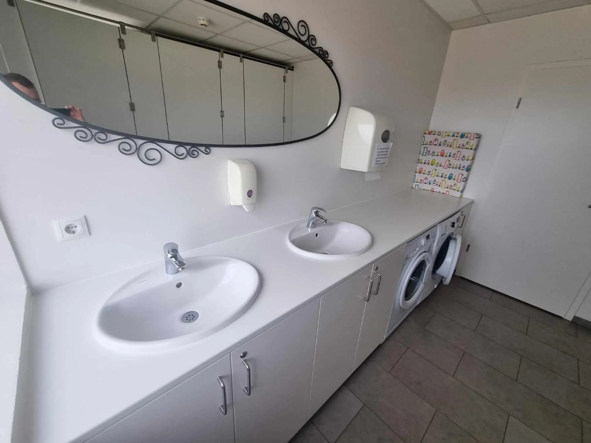 Bathroom in Við Hafið Guesthouse