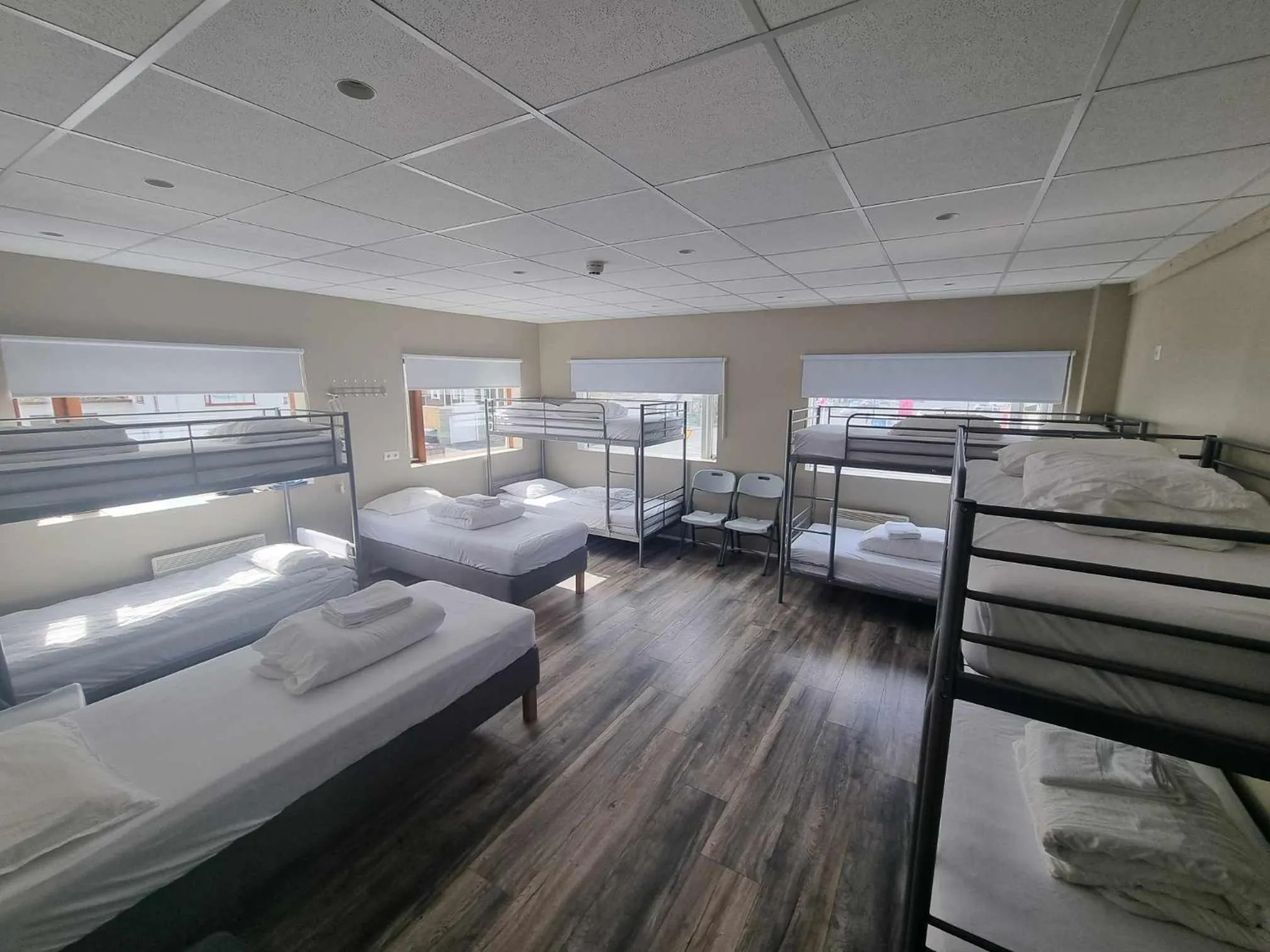 Bed in Við Hafið Guesthouse