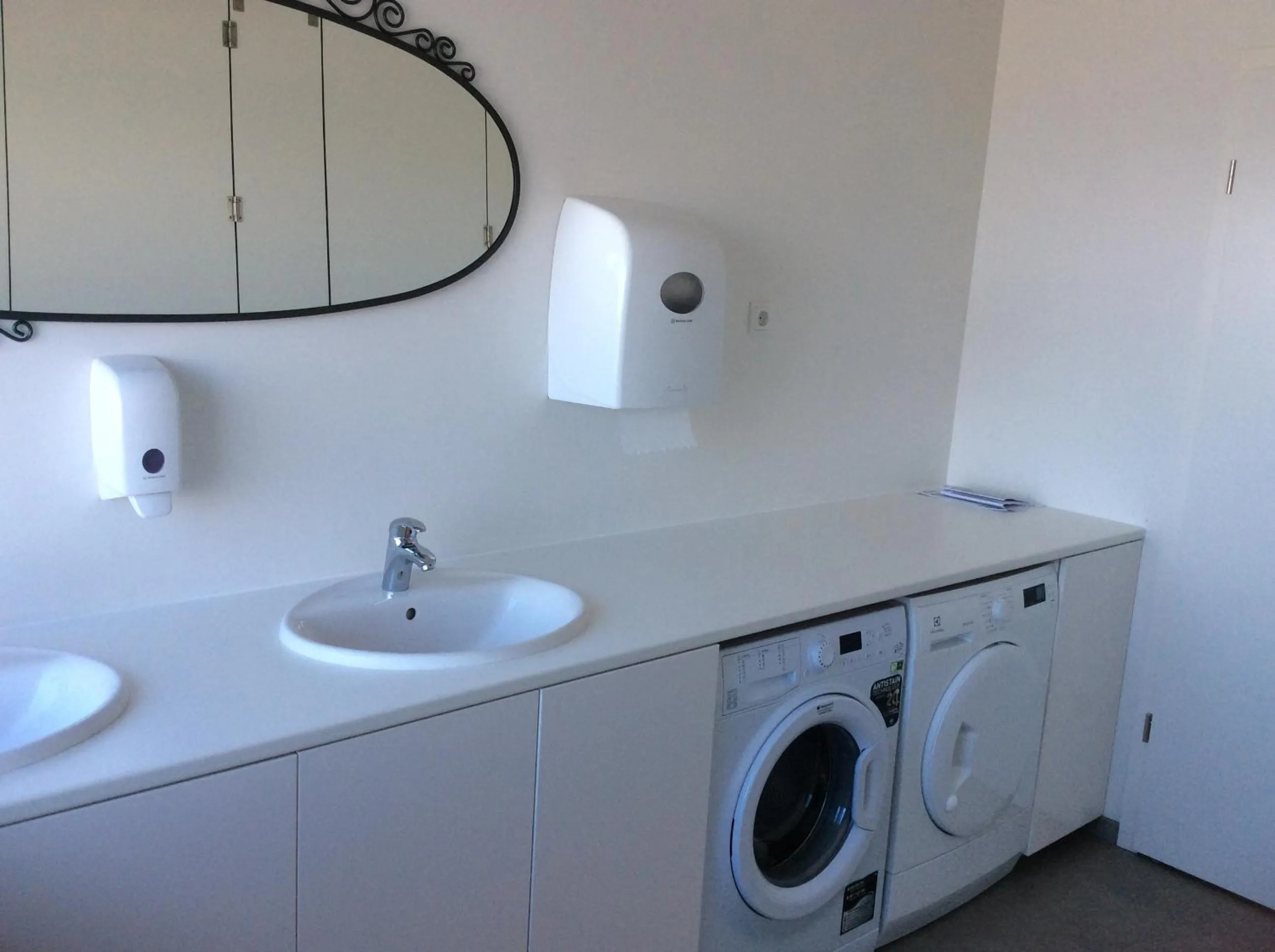 Bathroom in Við Hafið Guesthouse