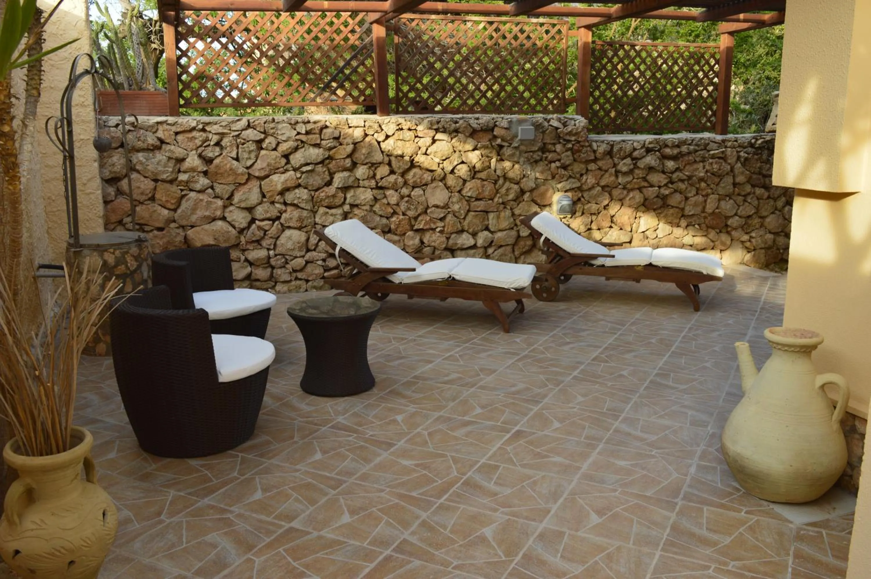 Patio in Le Anfore Hotel - Lampedusa