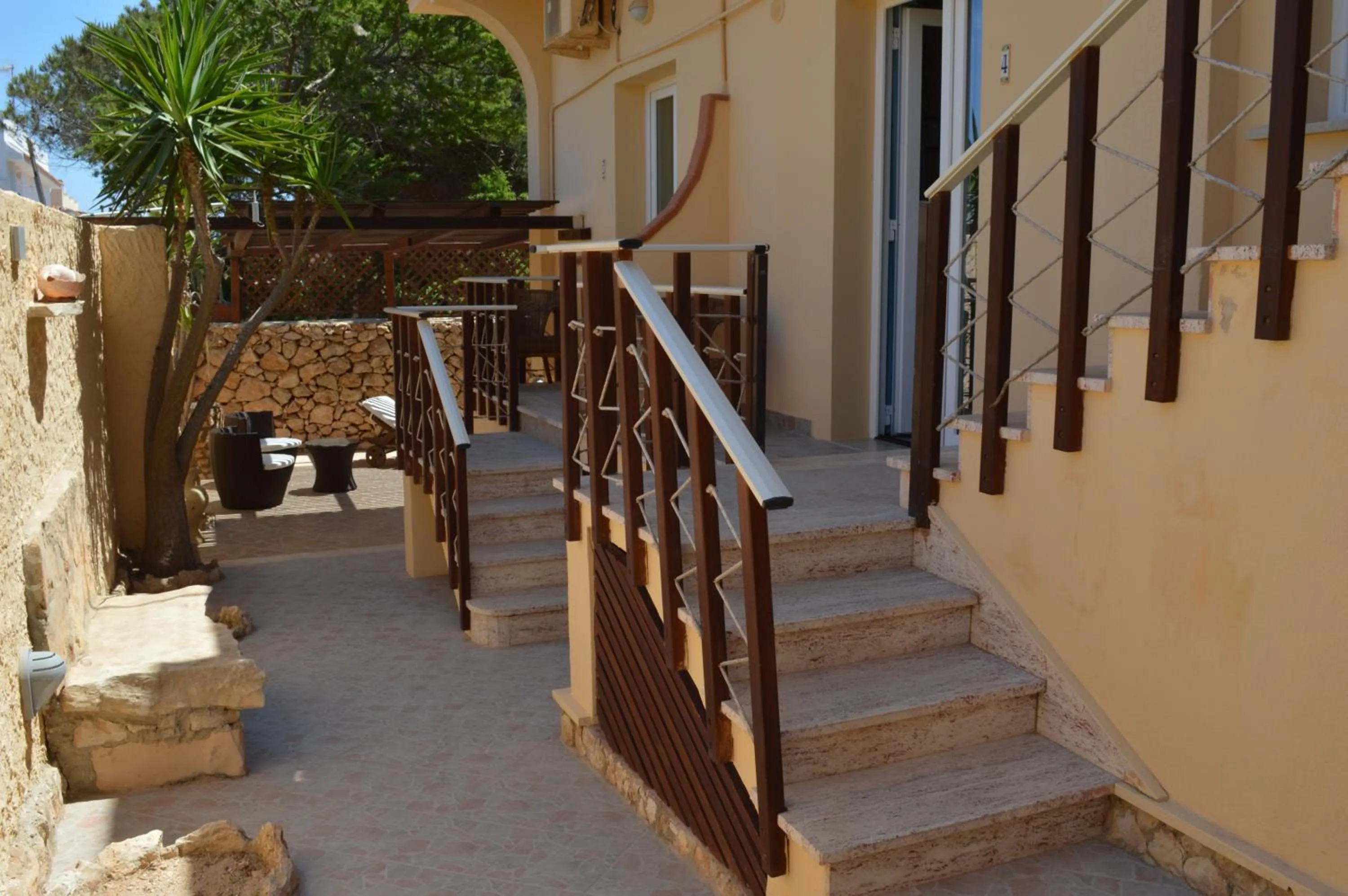 Patio in Le Anfore Hotel - Lampedusa