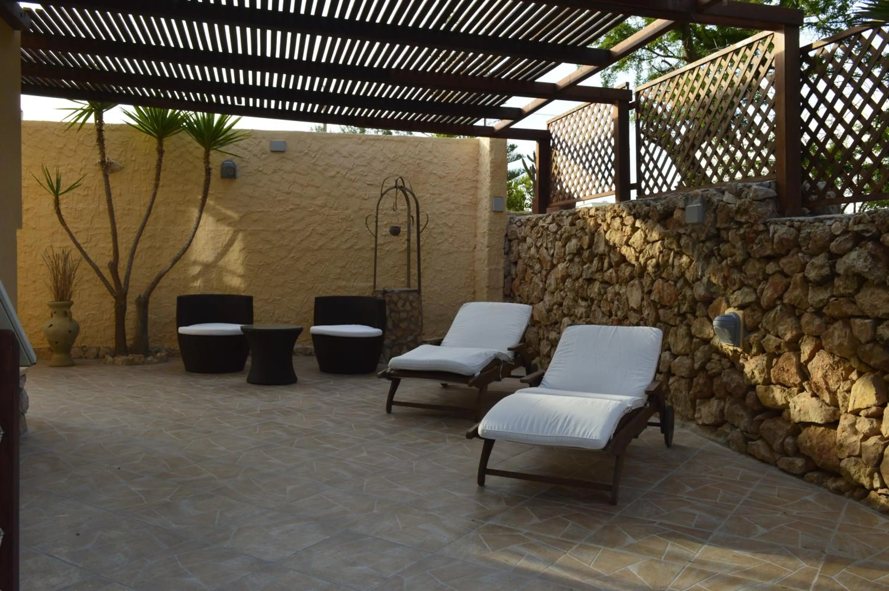 Patio in Le Anfore Hotel - Lampedusa