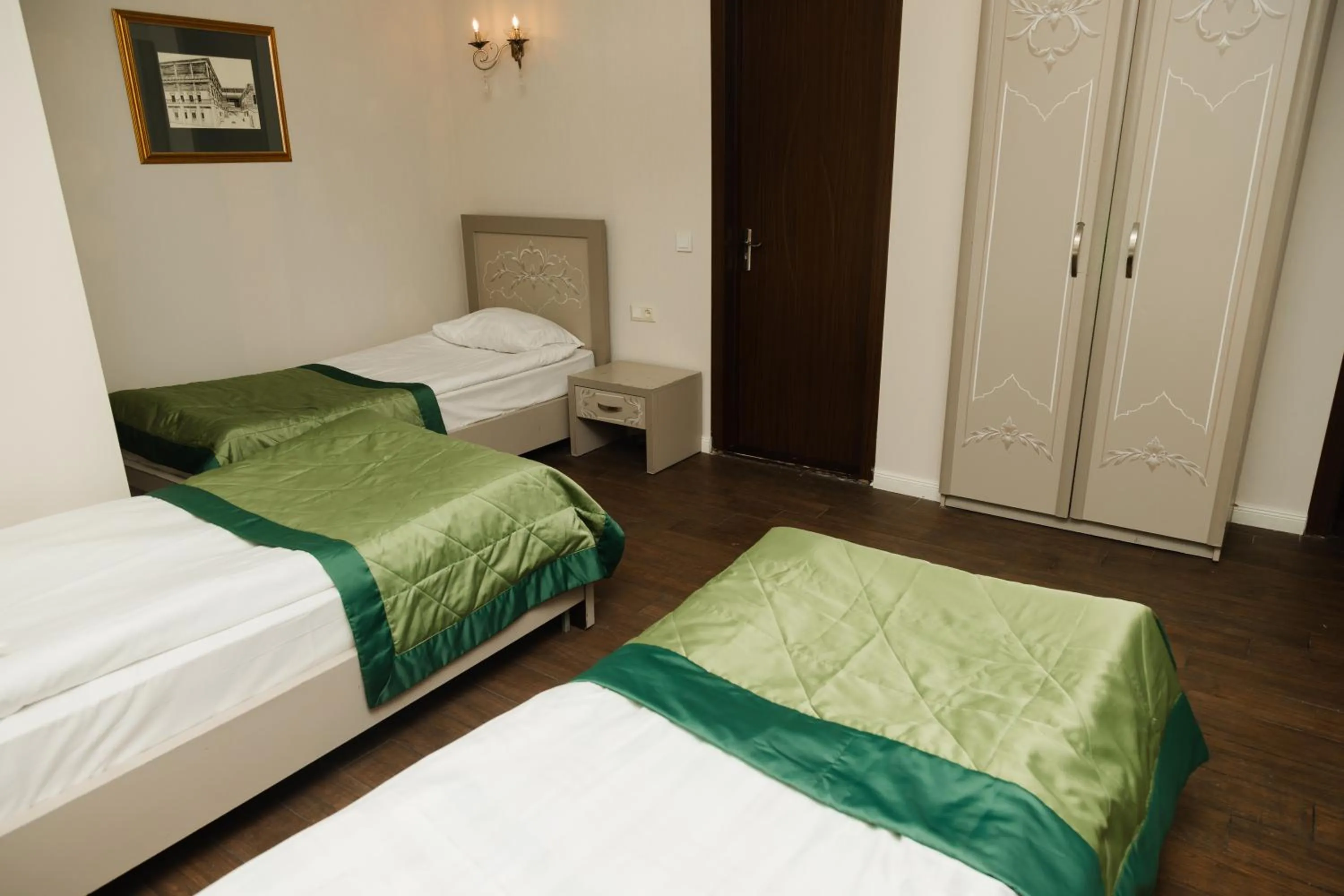 Bed in Reikartz City Tbilisi Hotel