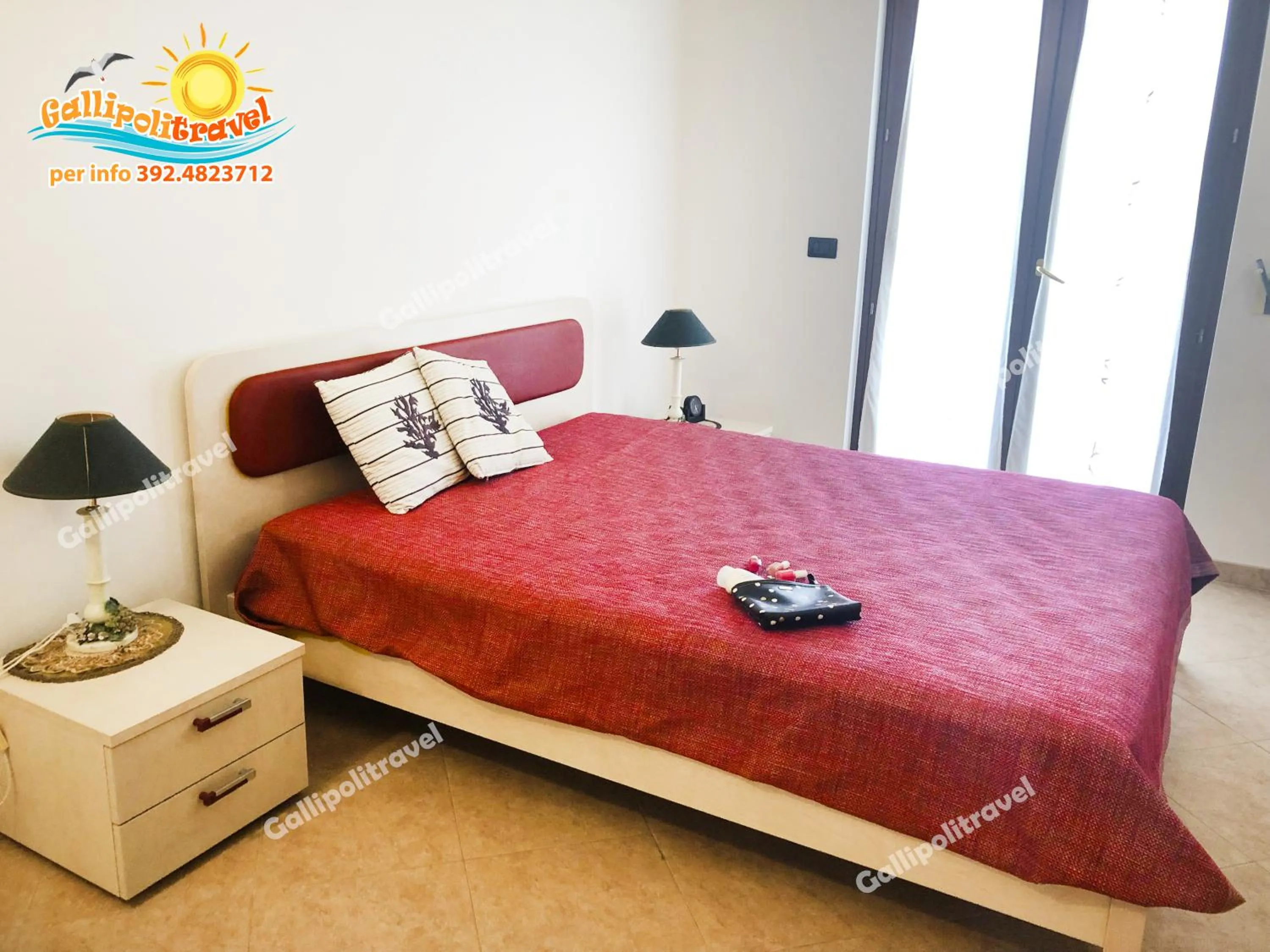Bed in Rosa Virginia Apartment