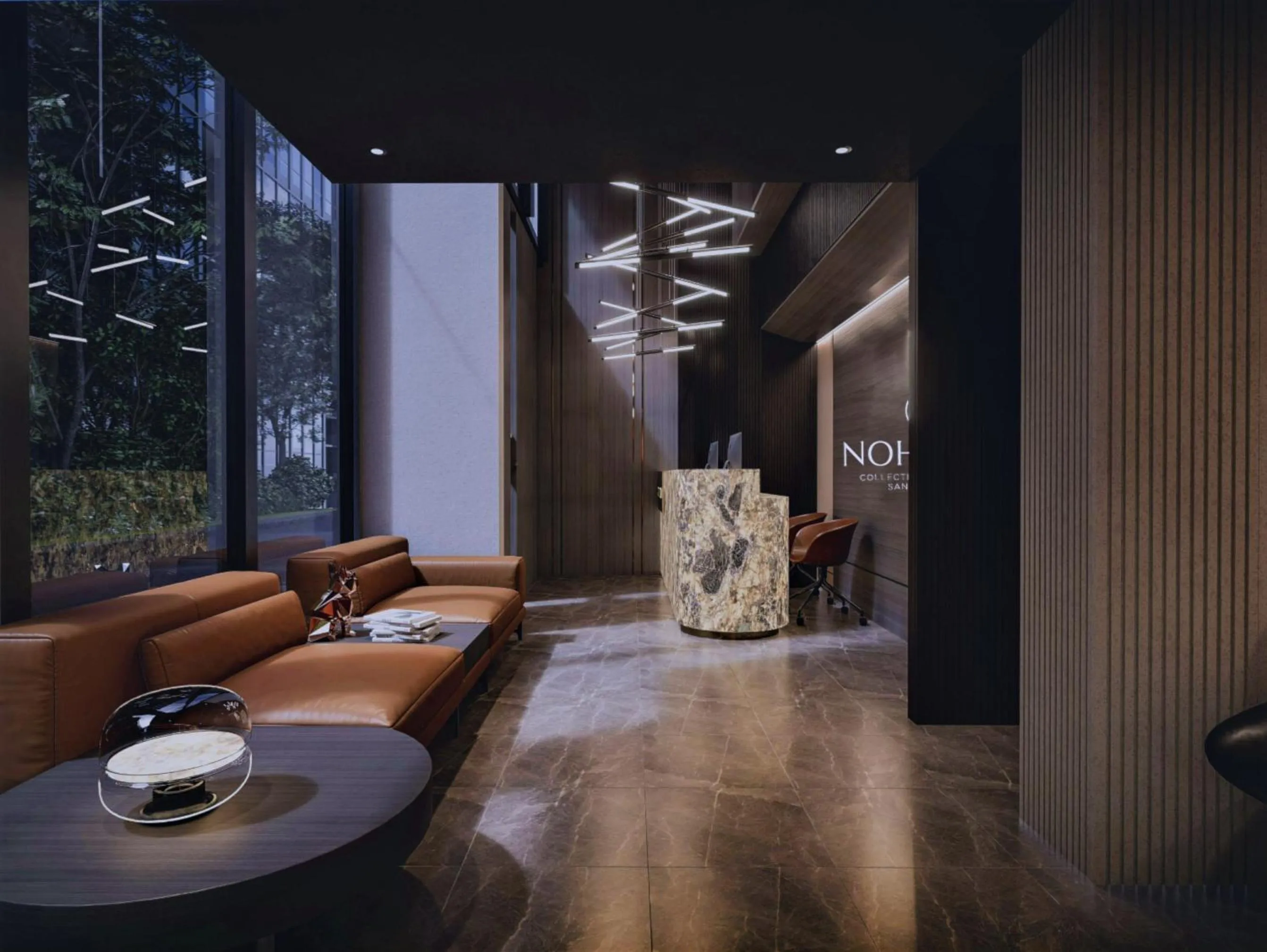 Lobby or reception in Nohian Collection Hotels