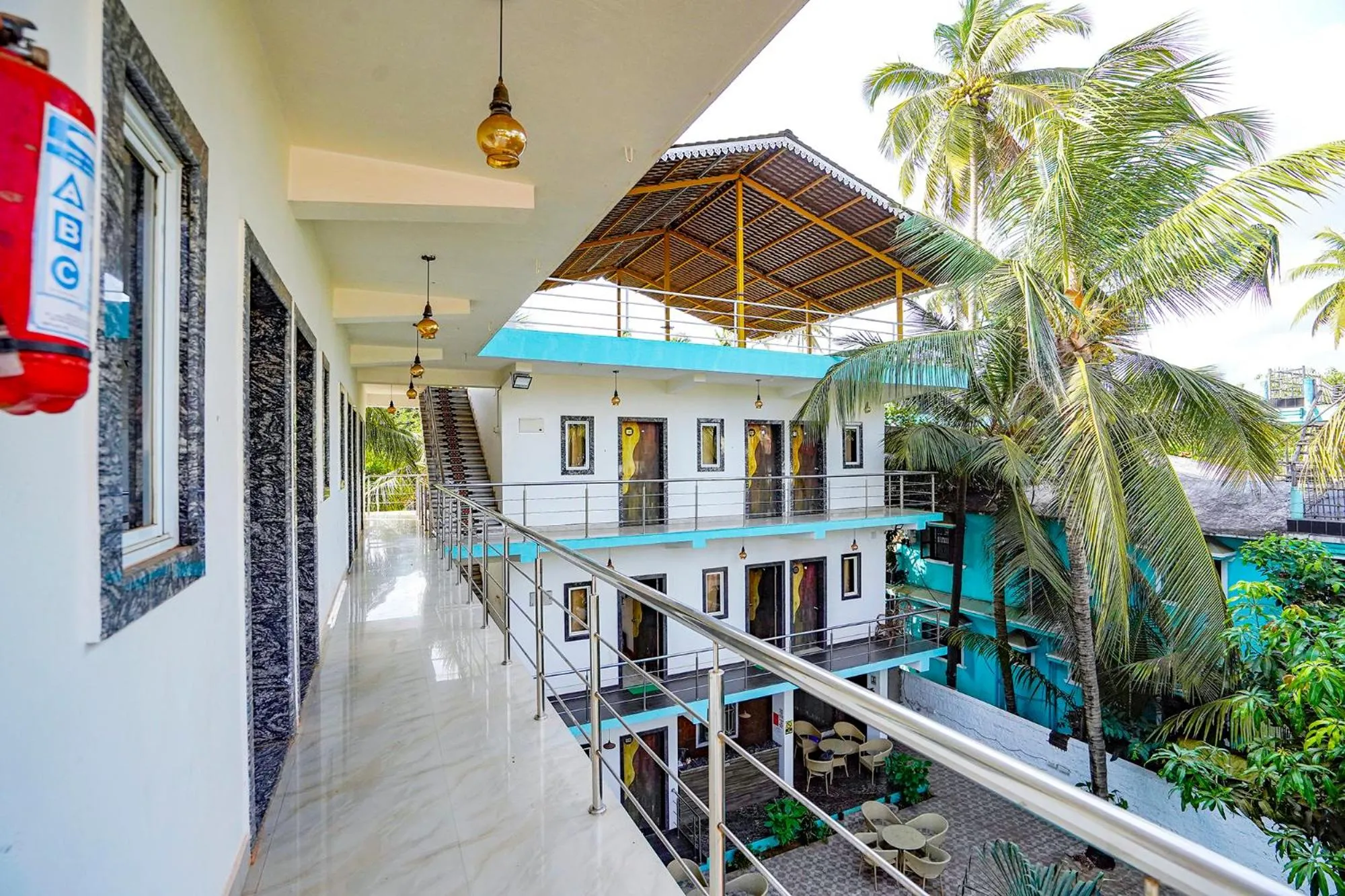 Balcony/Terrace in FabHotel Luminous Beach Resort - Nr Morjim Beach
