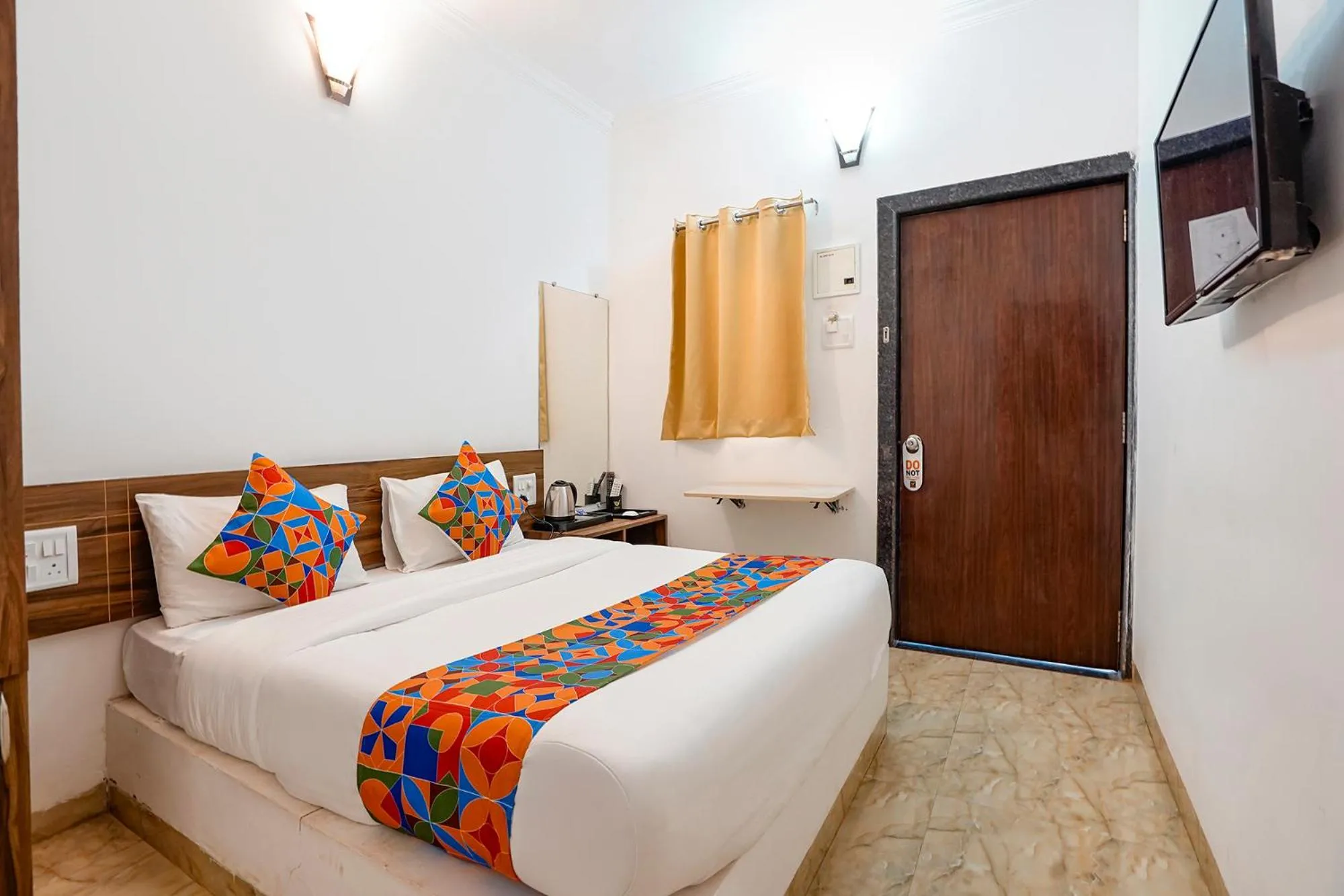 Bed in FabHotel Luminous Beach Resort - Nr Morjim Beach