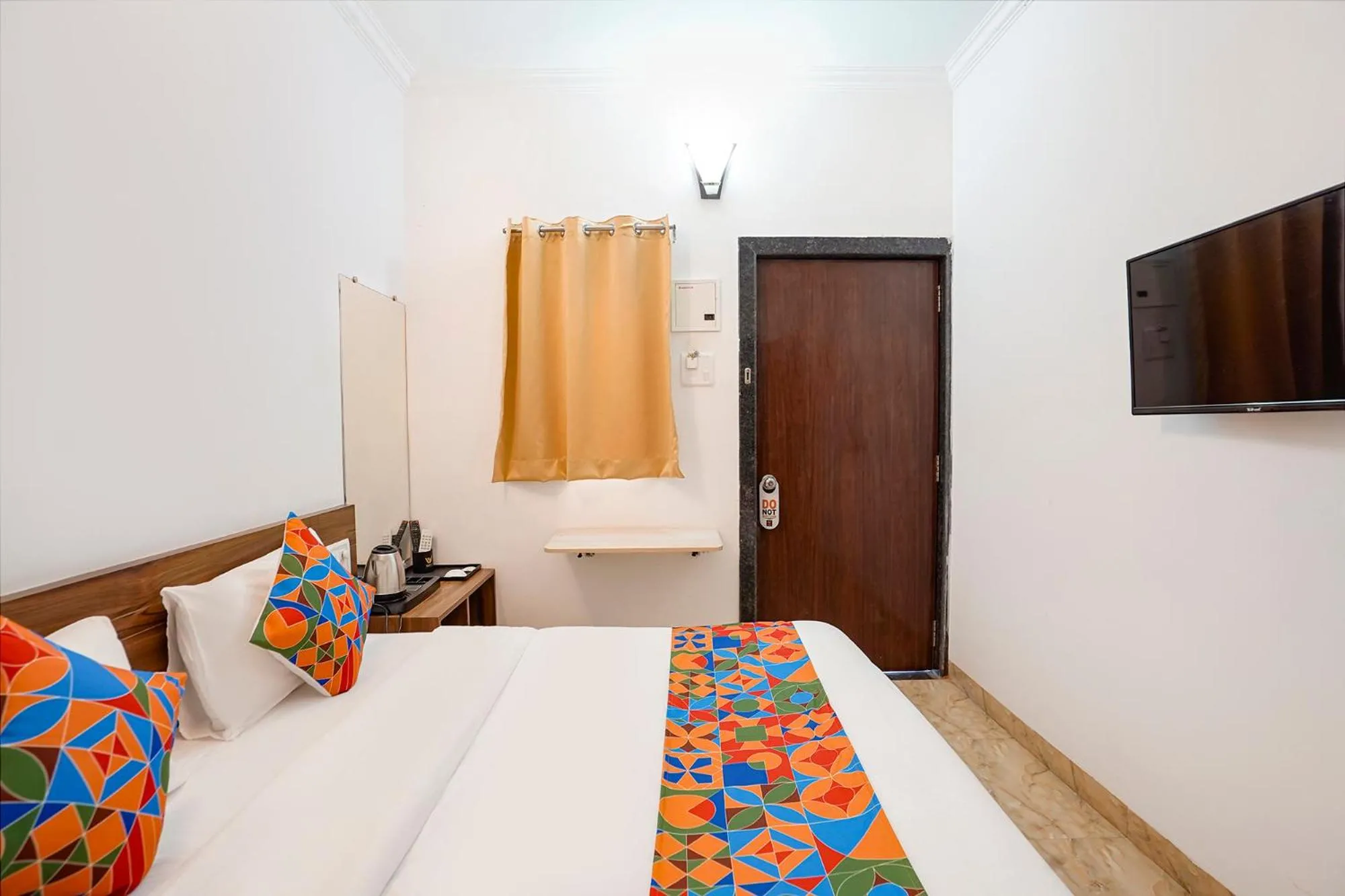 Bed in FabHotel Luminous Beach Resort - Nr Morjim Beach