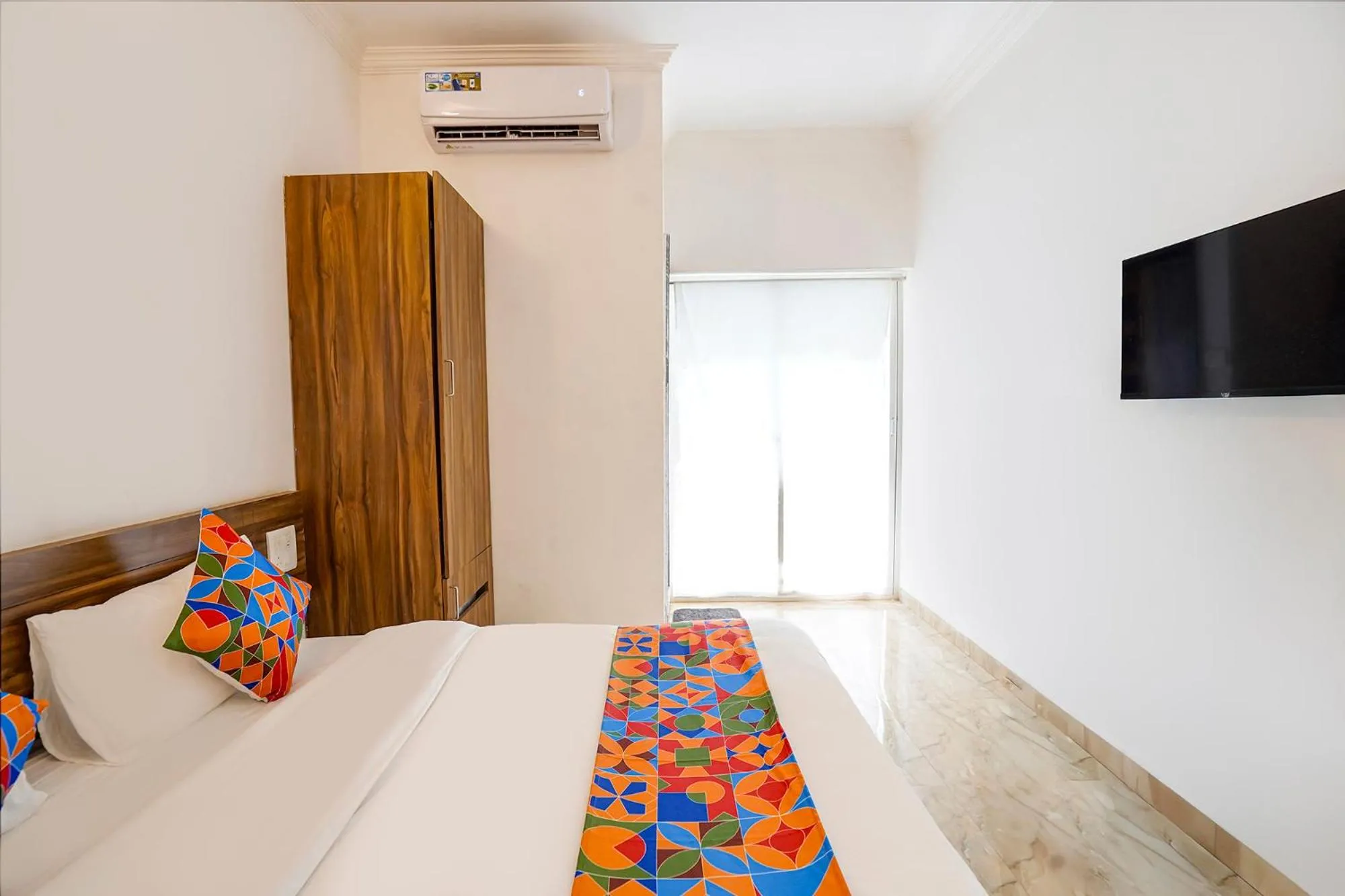 Bed in FabHotel Luminous Beach Resort - Nr Morjim Beach