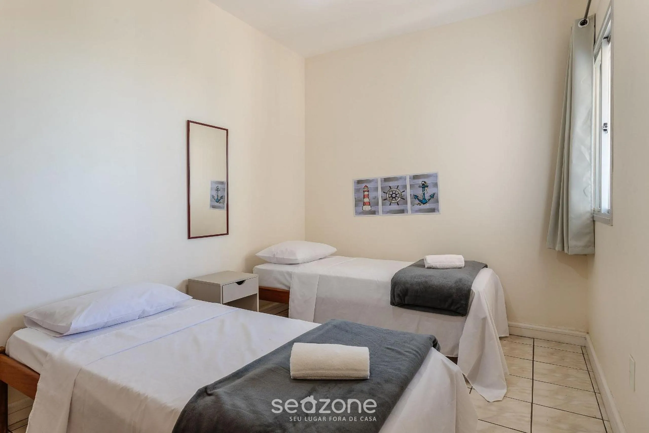 Bedroom, Bed in Apartamentos a 160m da Praia em Guarapari - PVEs