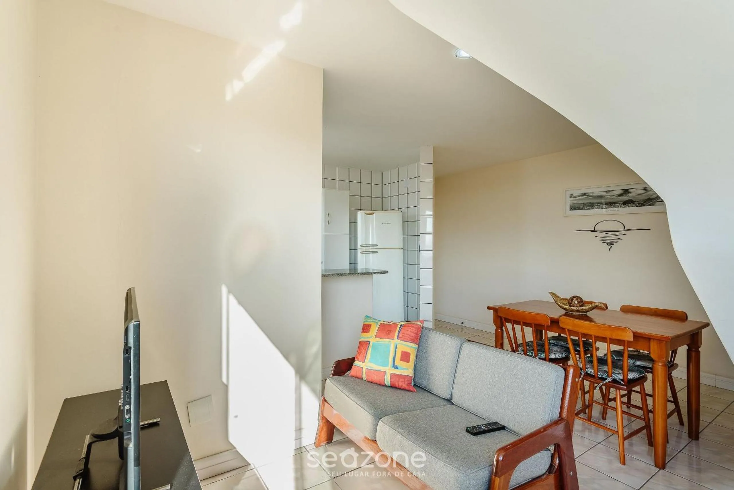 TV and multimedia in Apartamentos a 160m da Praia em Guarapari - PVEs