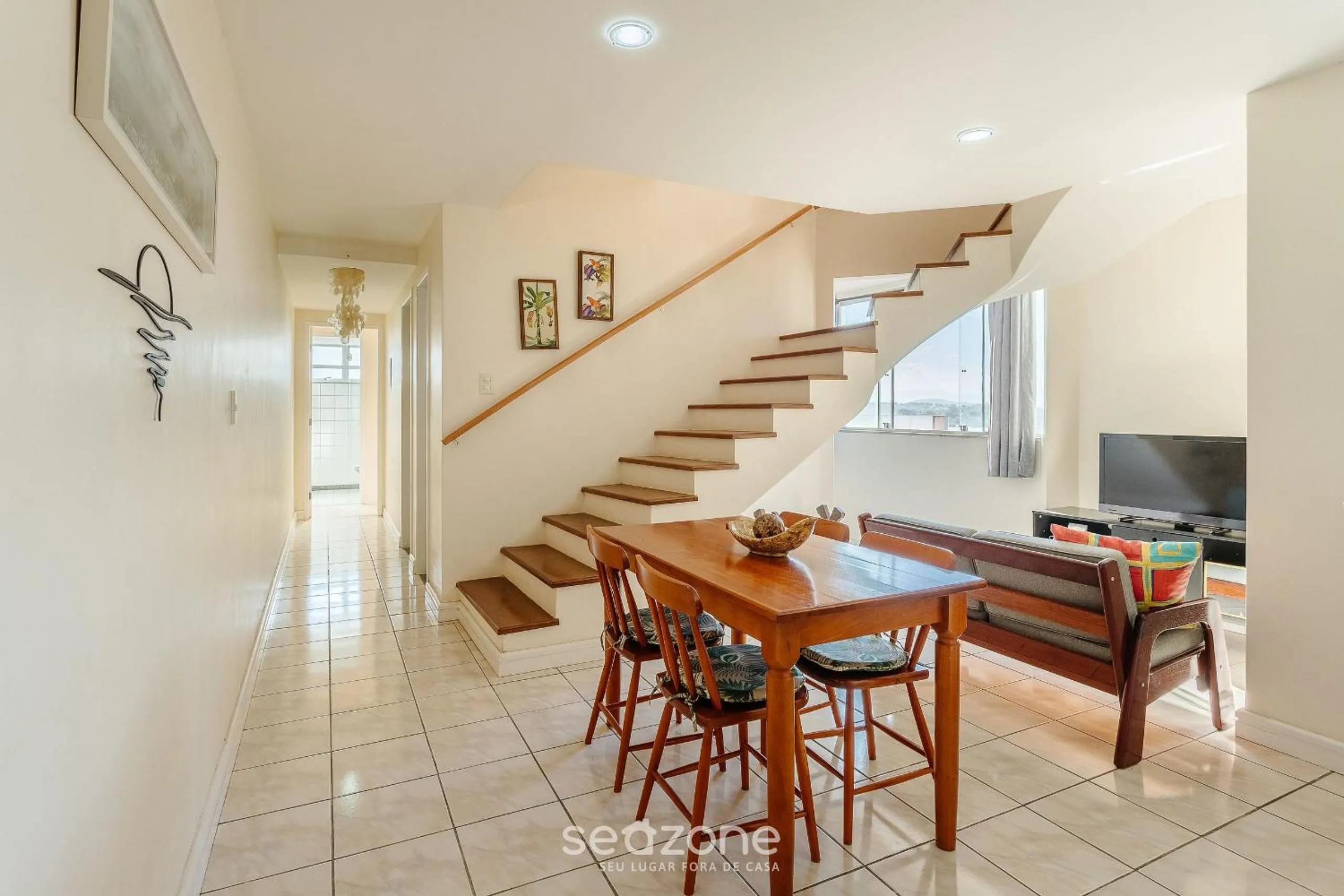 TV and multimedia in Apartamentos a 160m da Praia em Guarapari - PVEs