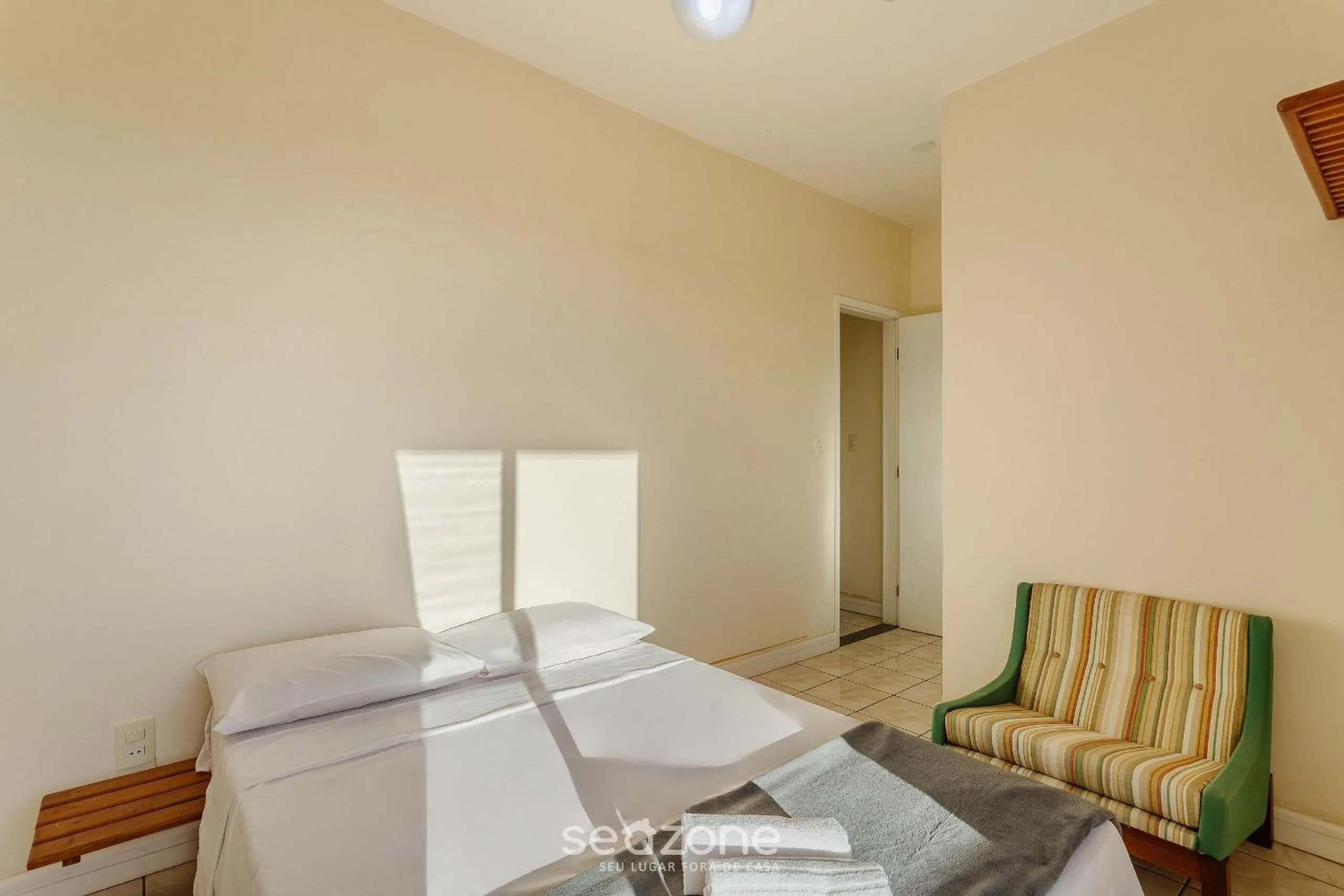 Bedroom in Apartamentos a 160m da Praia em Guarapari - PVEs