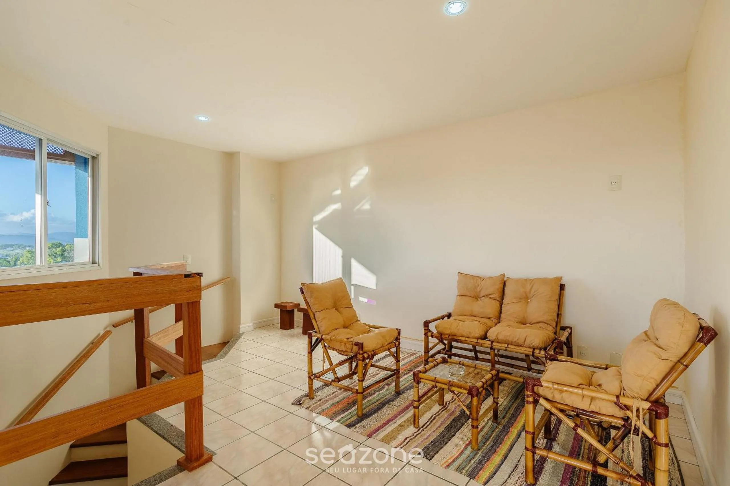 Seating area in Apartamentos a 160m da Praia em Guarapari - PVEs