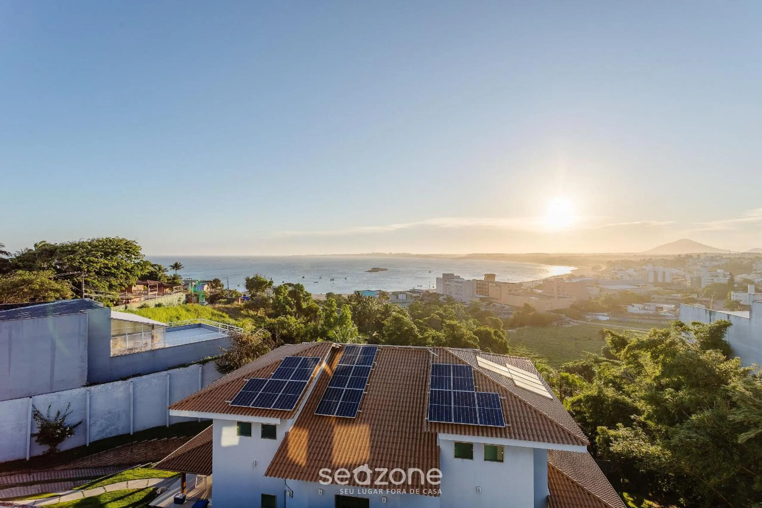 Sea view in Apartamentos a 160m da Praia em Guarapari - PVEs