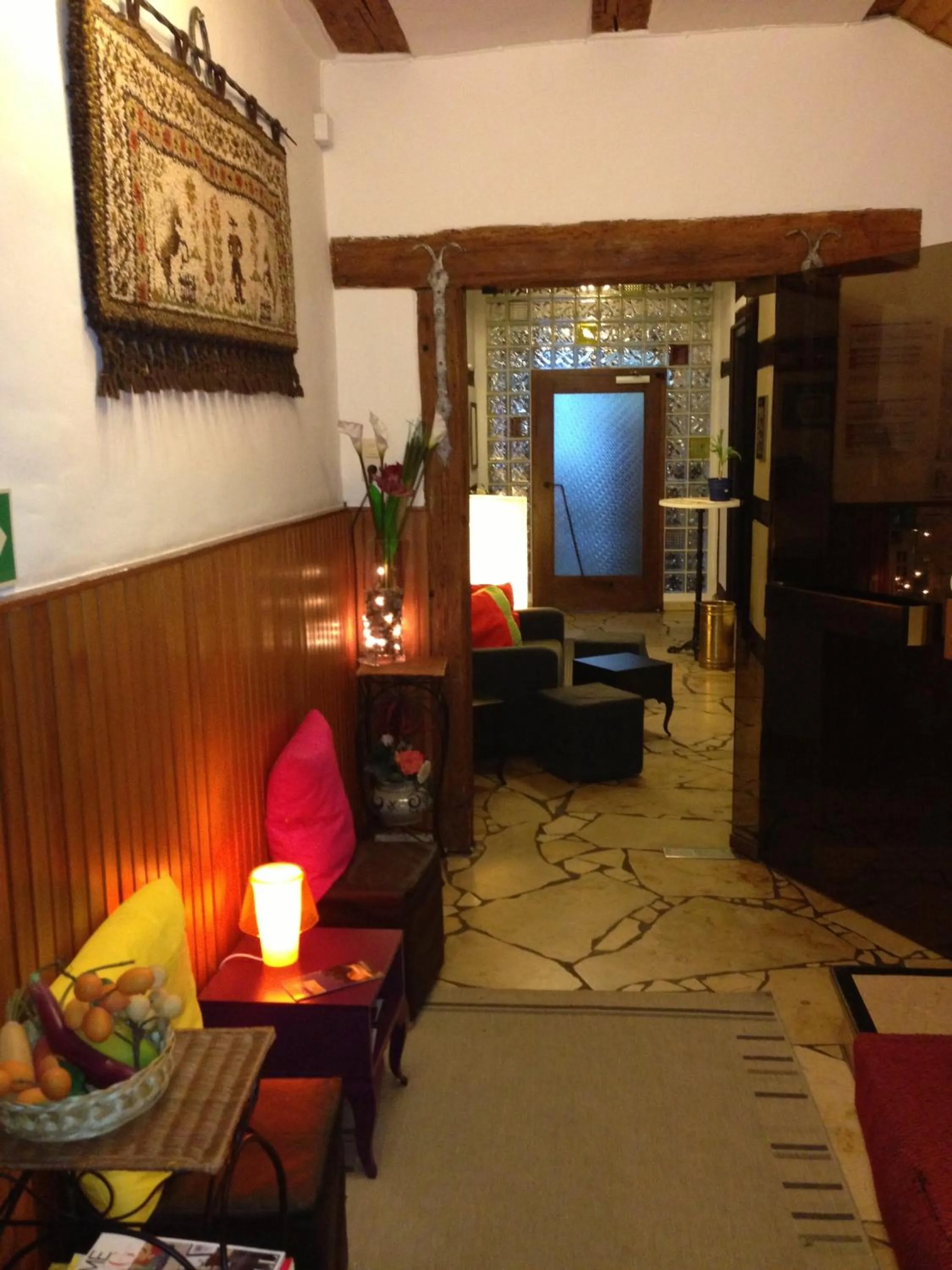 Decorative detail in Hotel Cafe Lieb