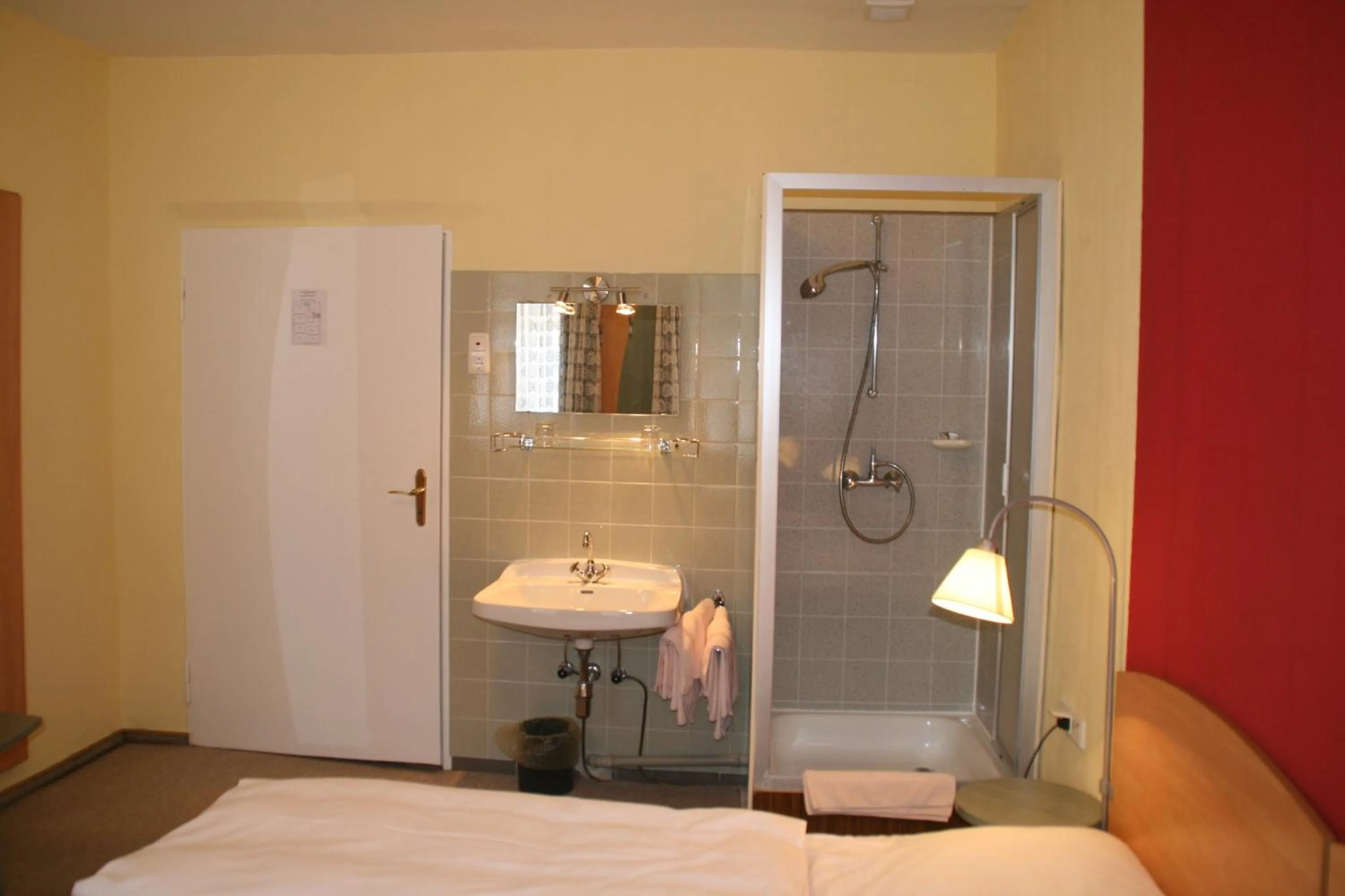 Decorative detail, Bed in Hotel Cafe Lieb