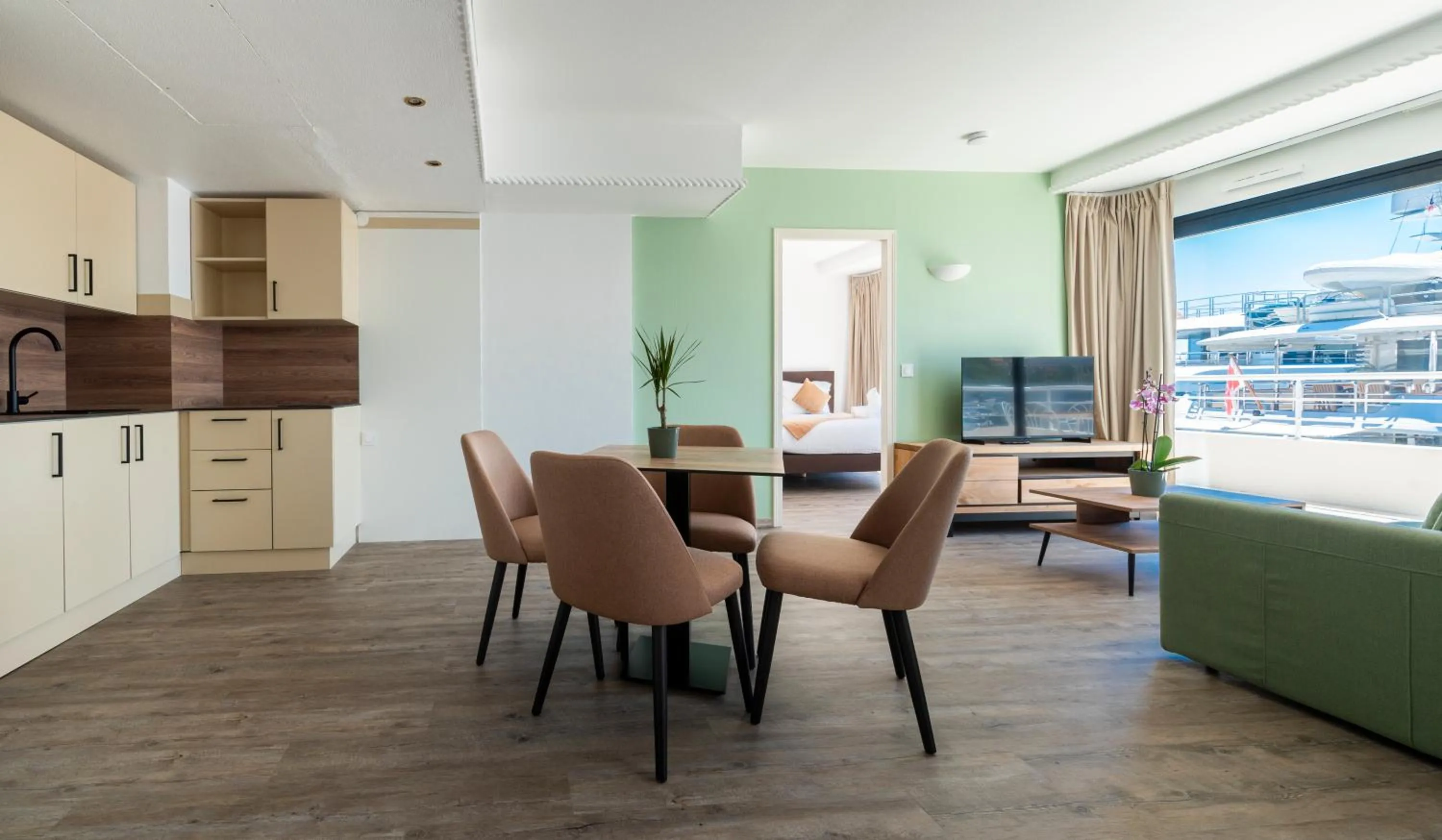 Kitchen or kitchenette in Résidence Cap Winston