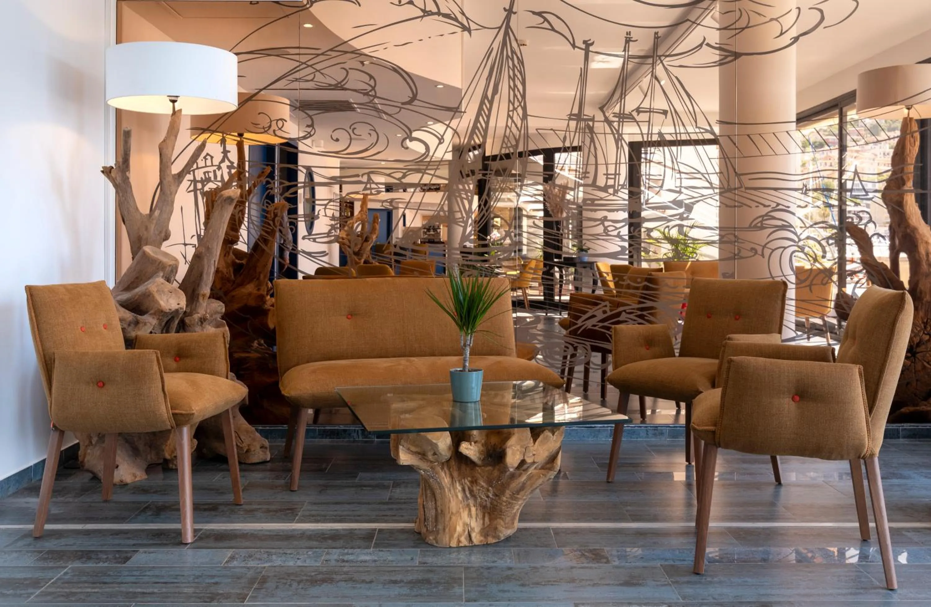 Living room in Résidence Cap Winston