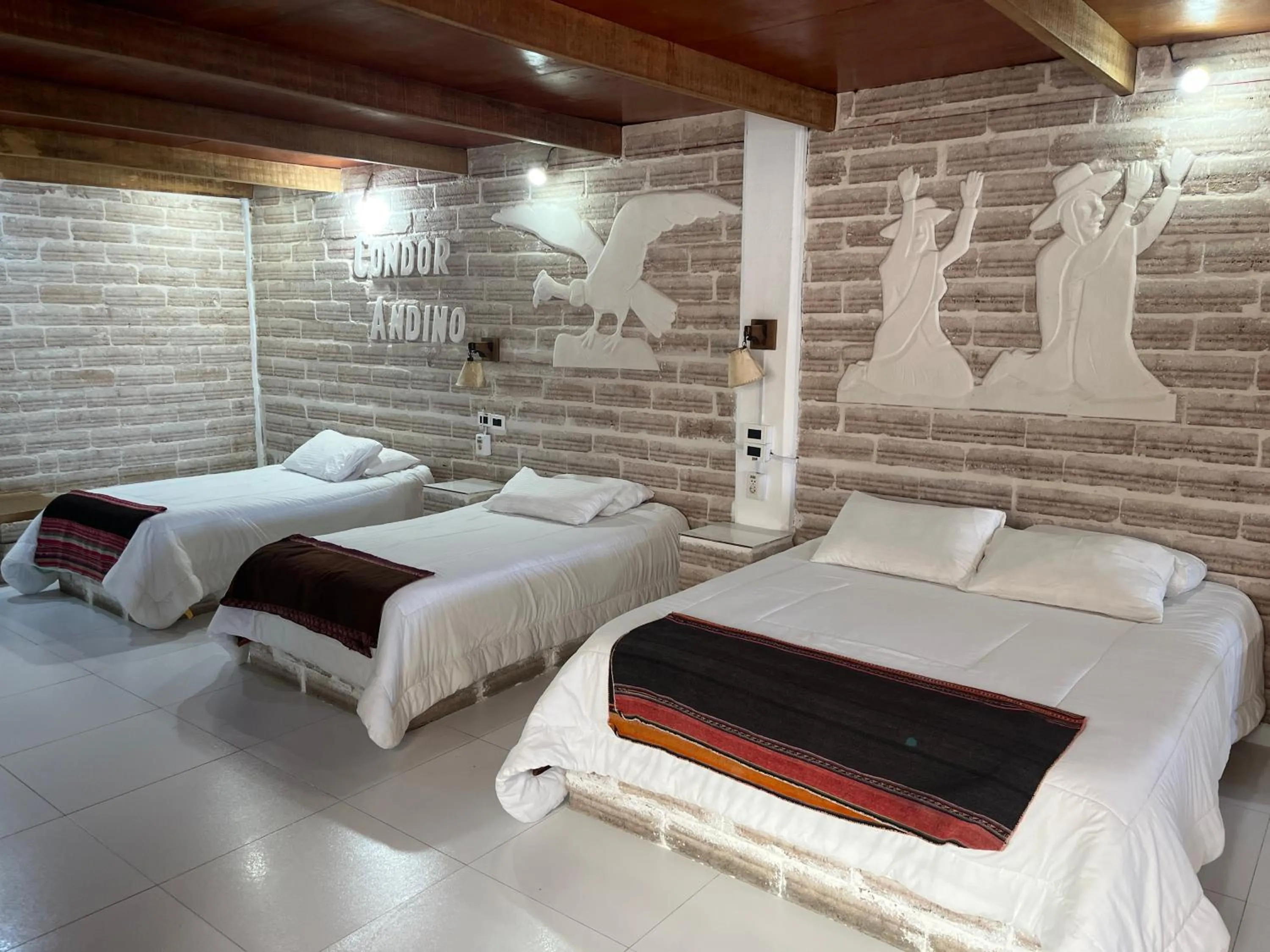 Bed in Casa de Sal - Salt Hotel