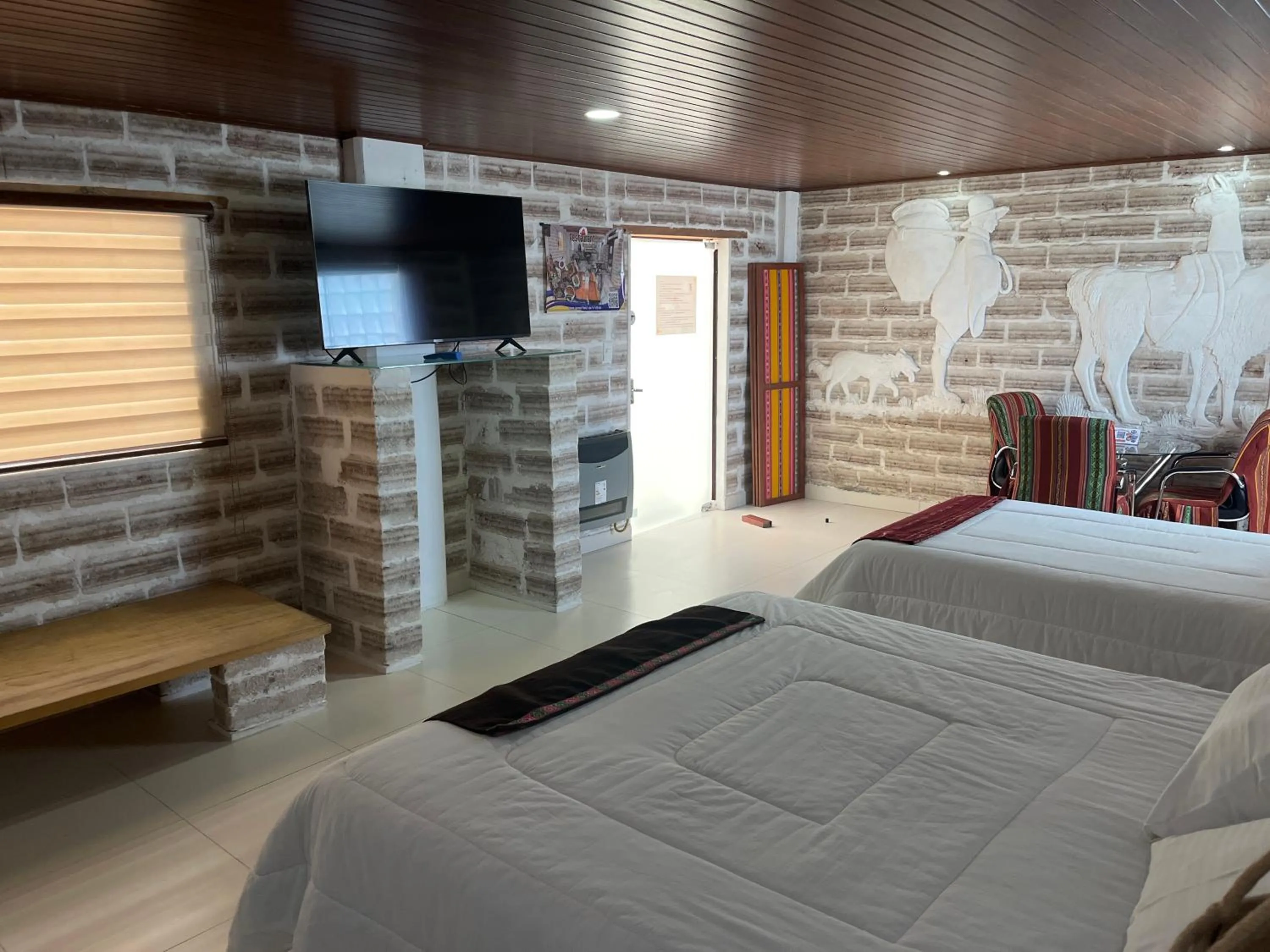 Bed in Casa de Sal - Salt Hotel