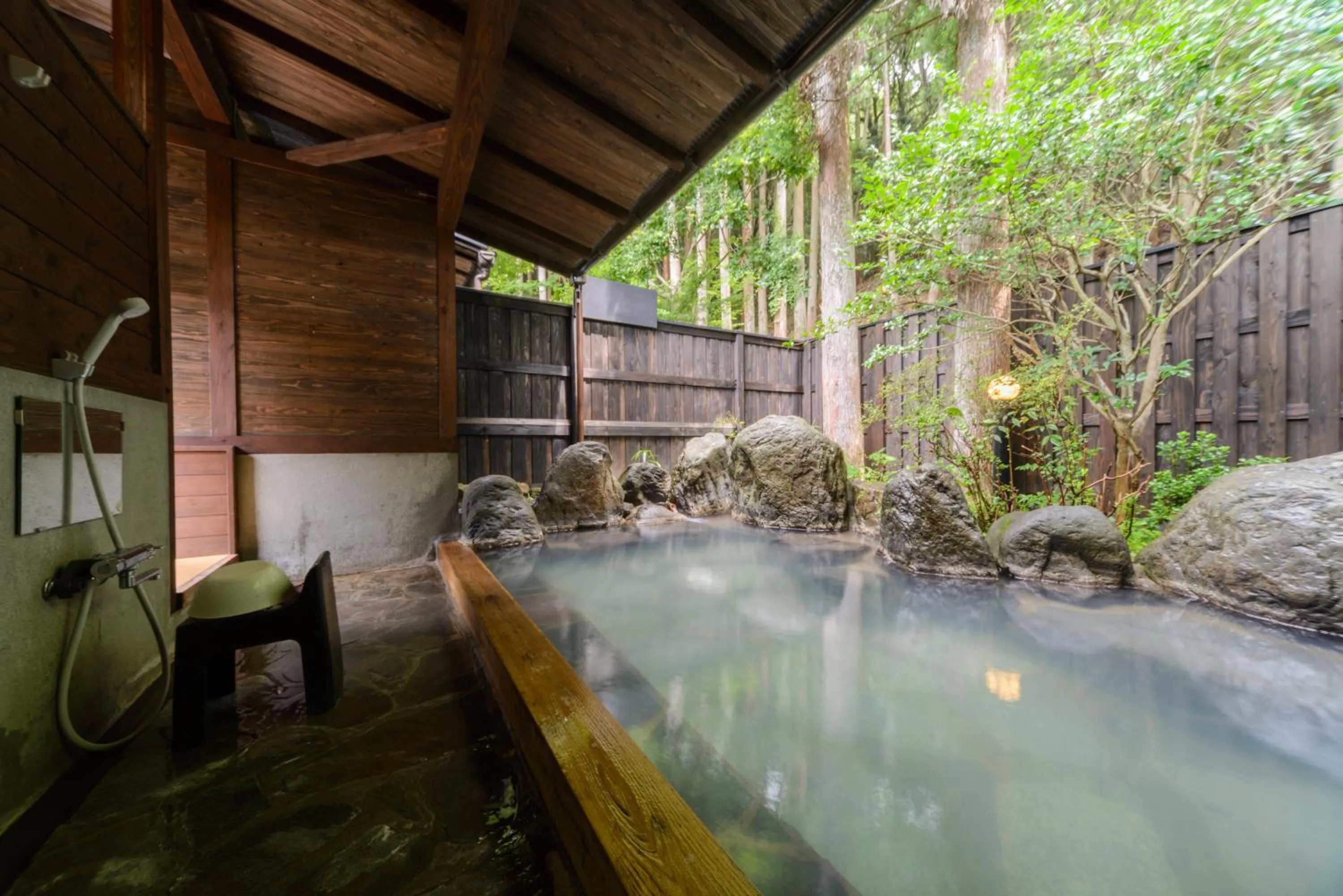 Hot Spring Bath in Yufuin Hotel Mori-no-Terrace