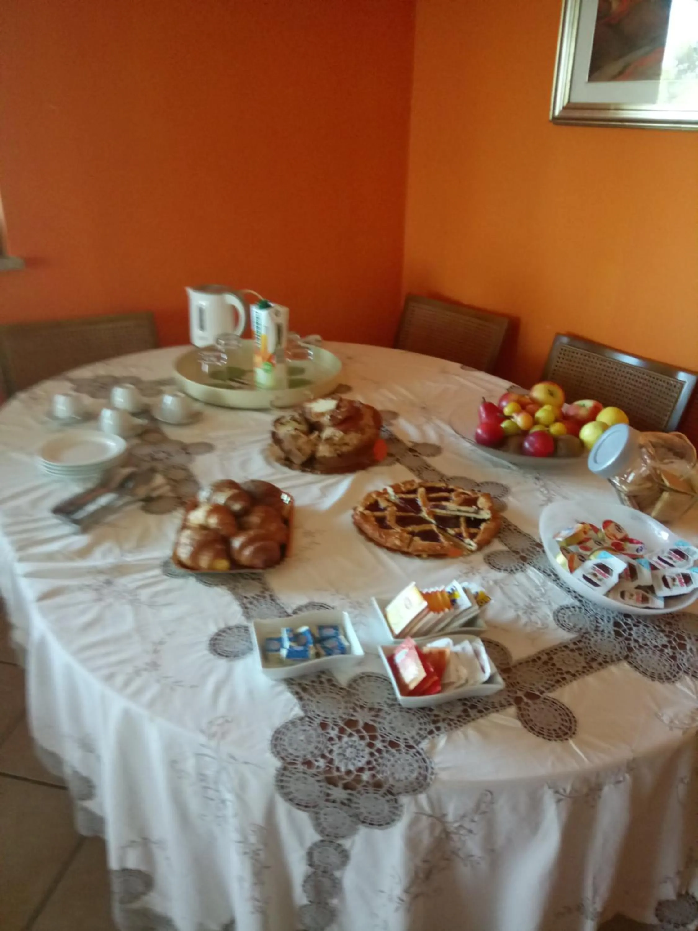 Italian breakfast in Belle Marche