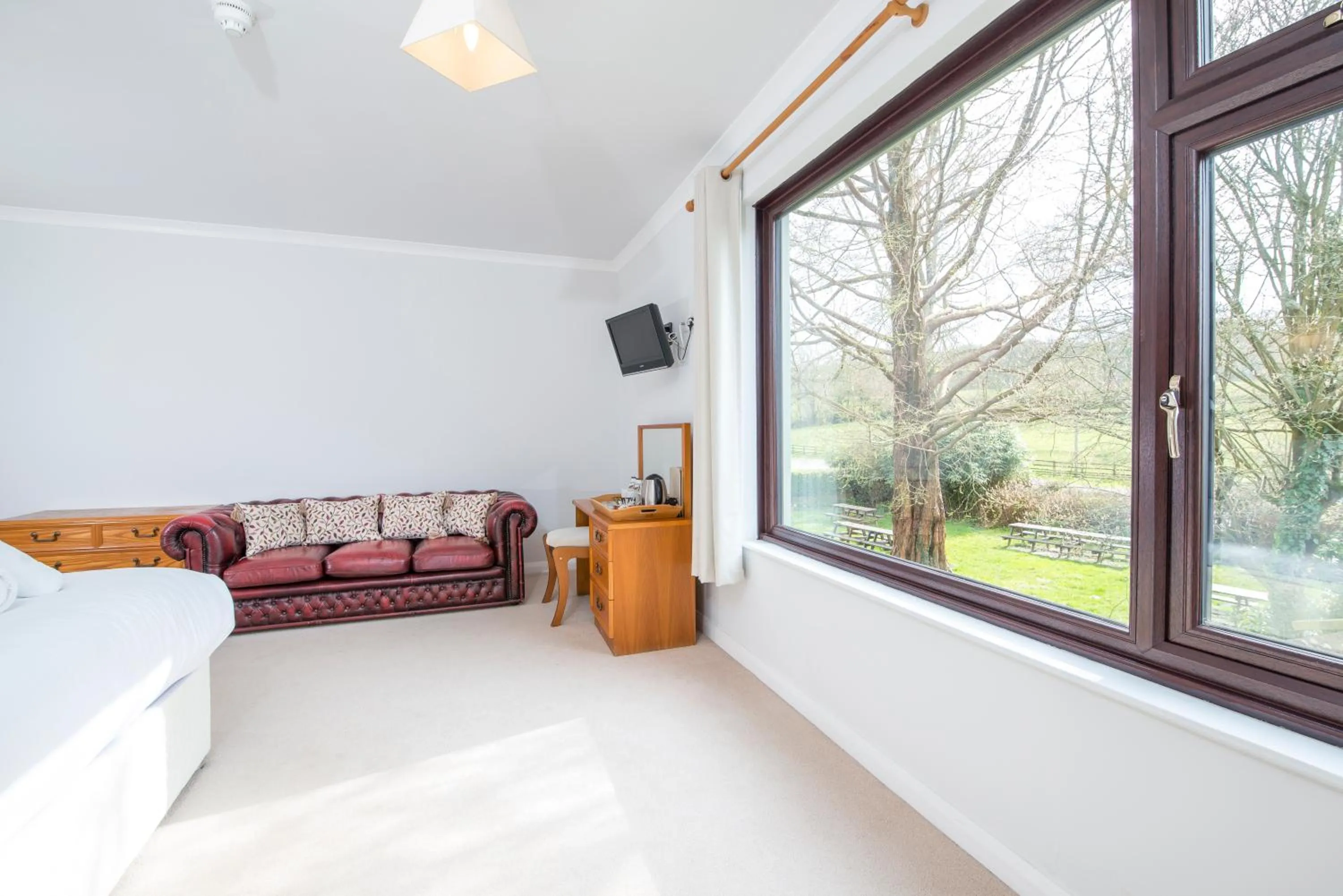 Seating area in Trewern Arms