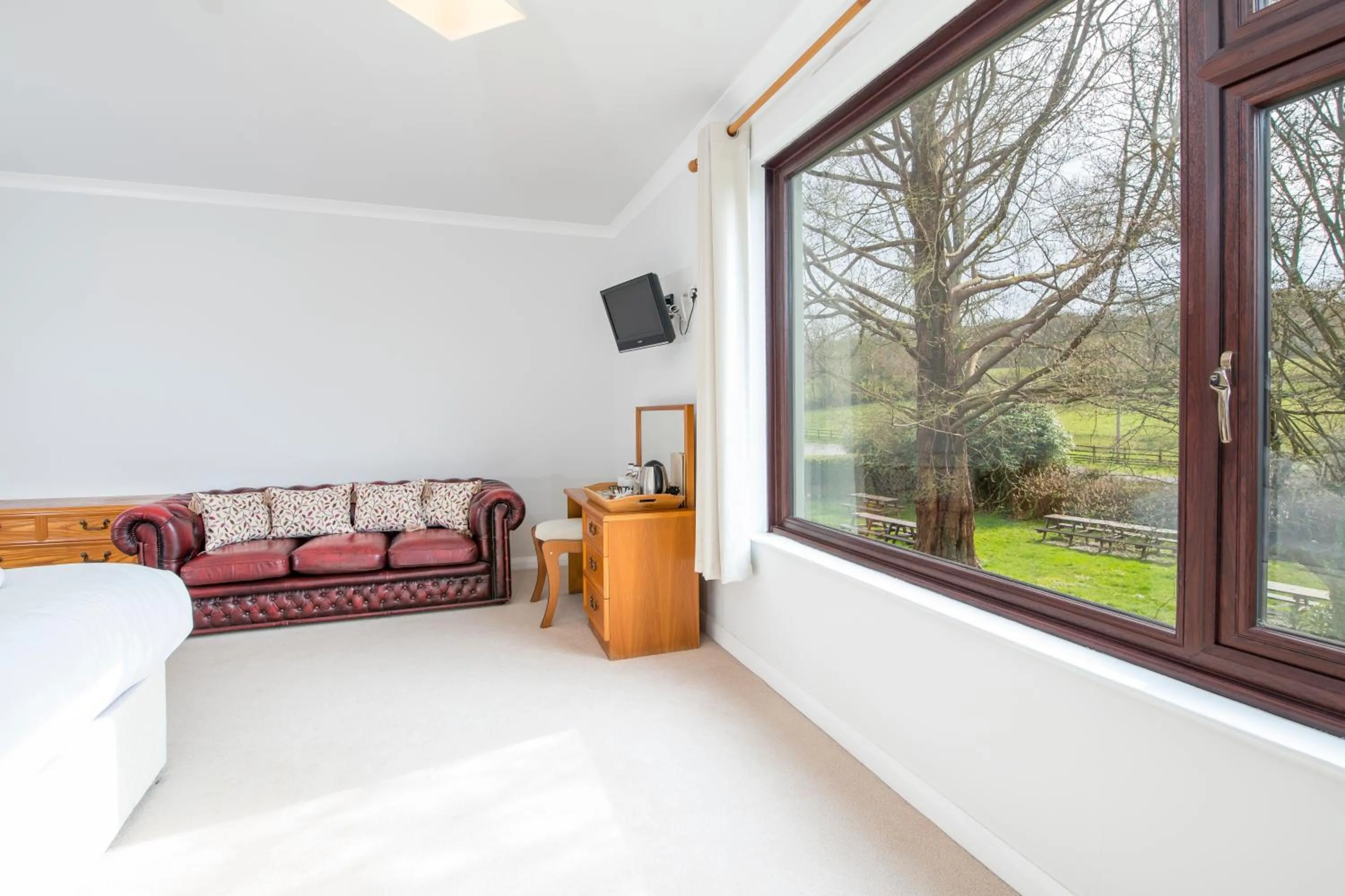 Seating area in Trewern Arms