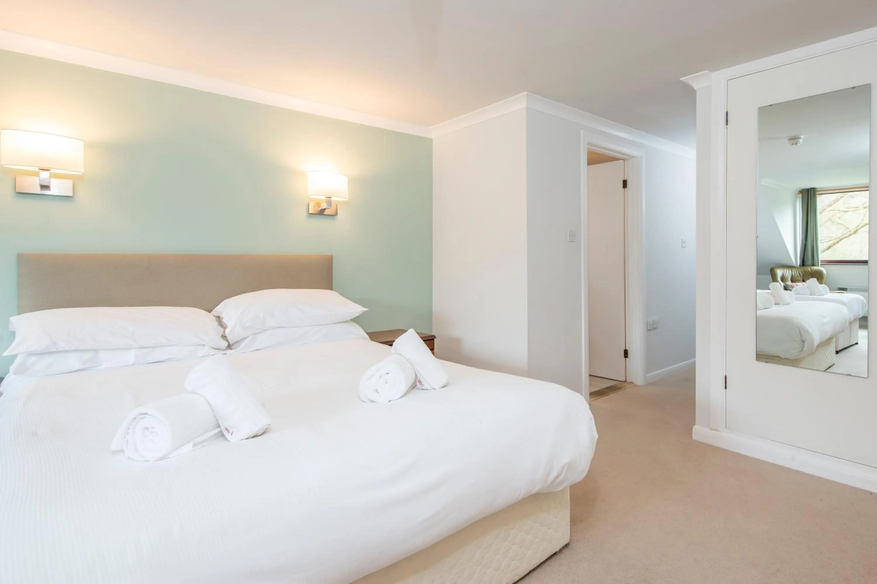 Bedroom in Trewern Arms