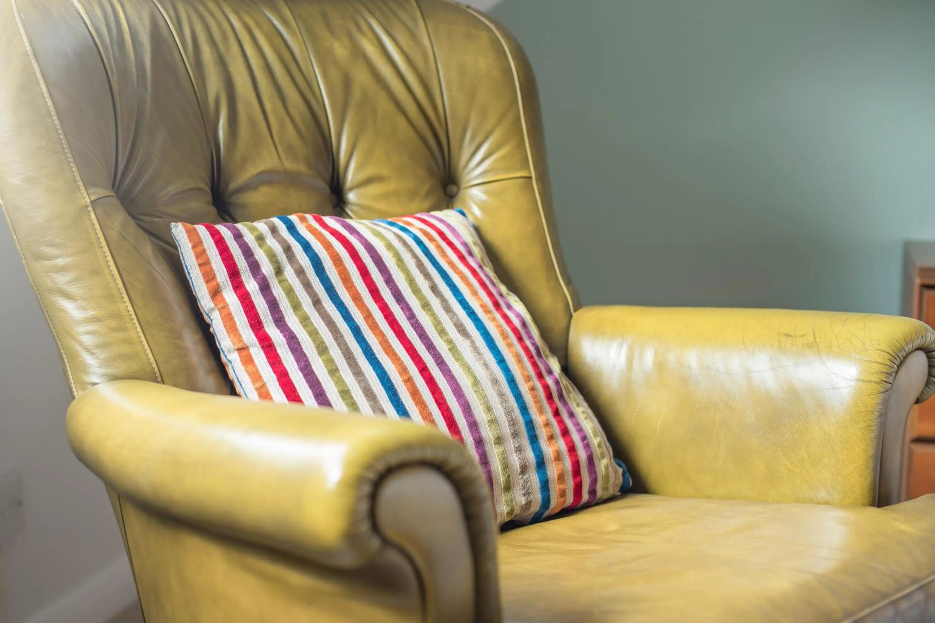 Seating area in Trewern Arms