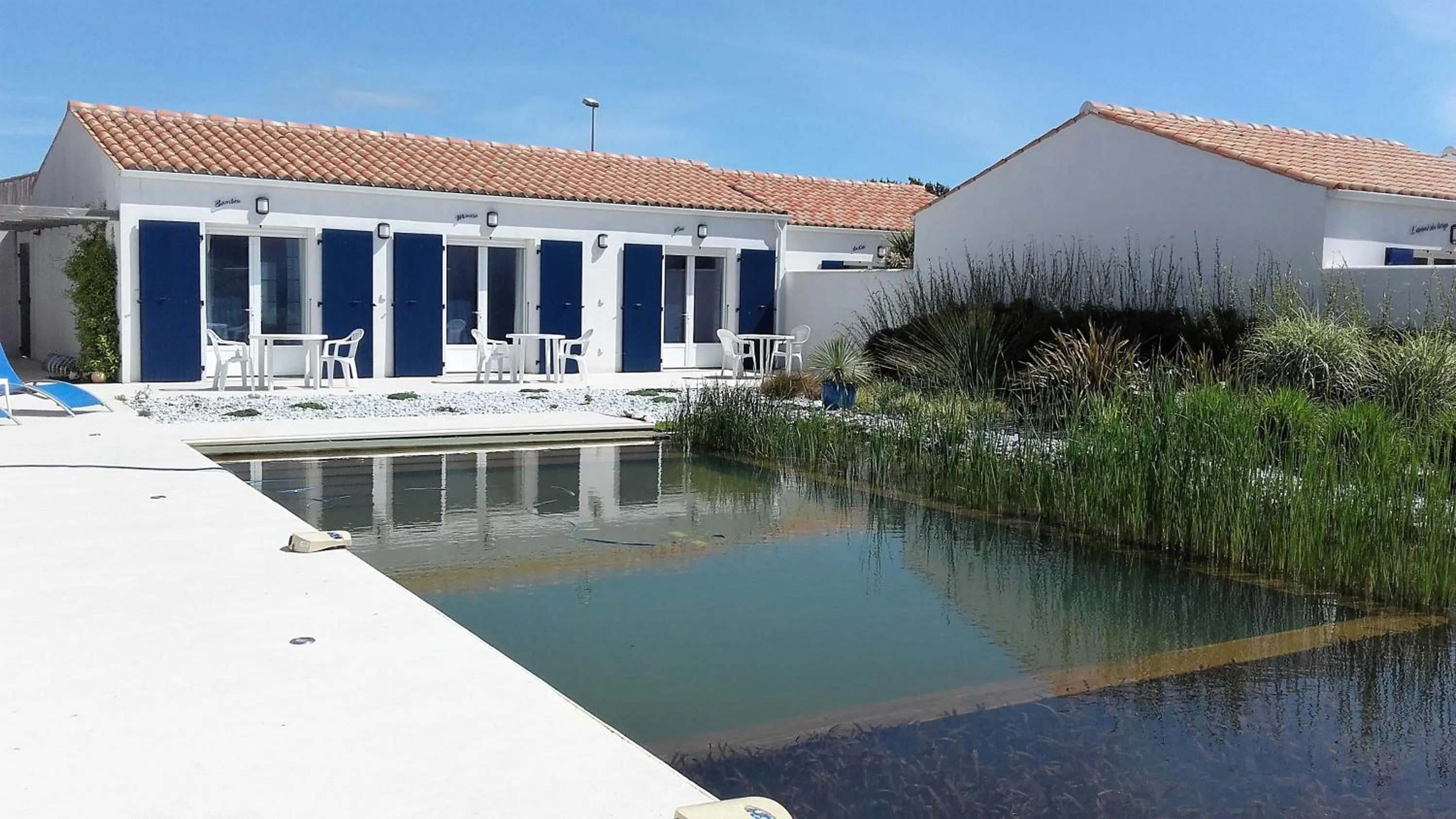 Garden view in Les Mouettes