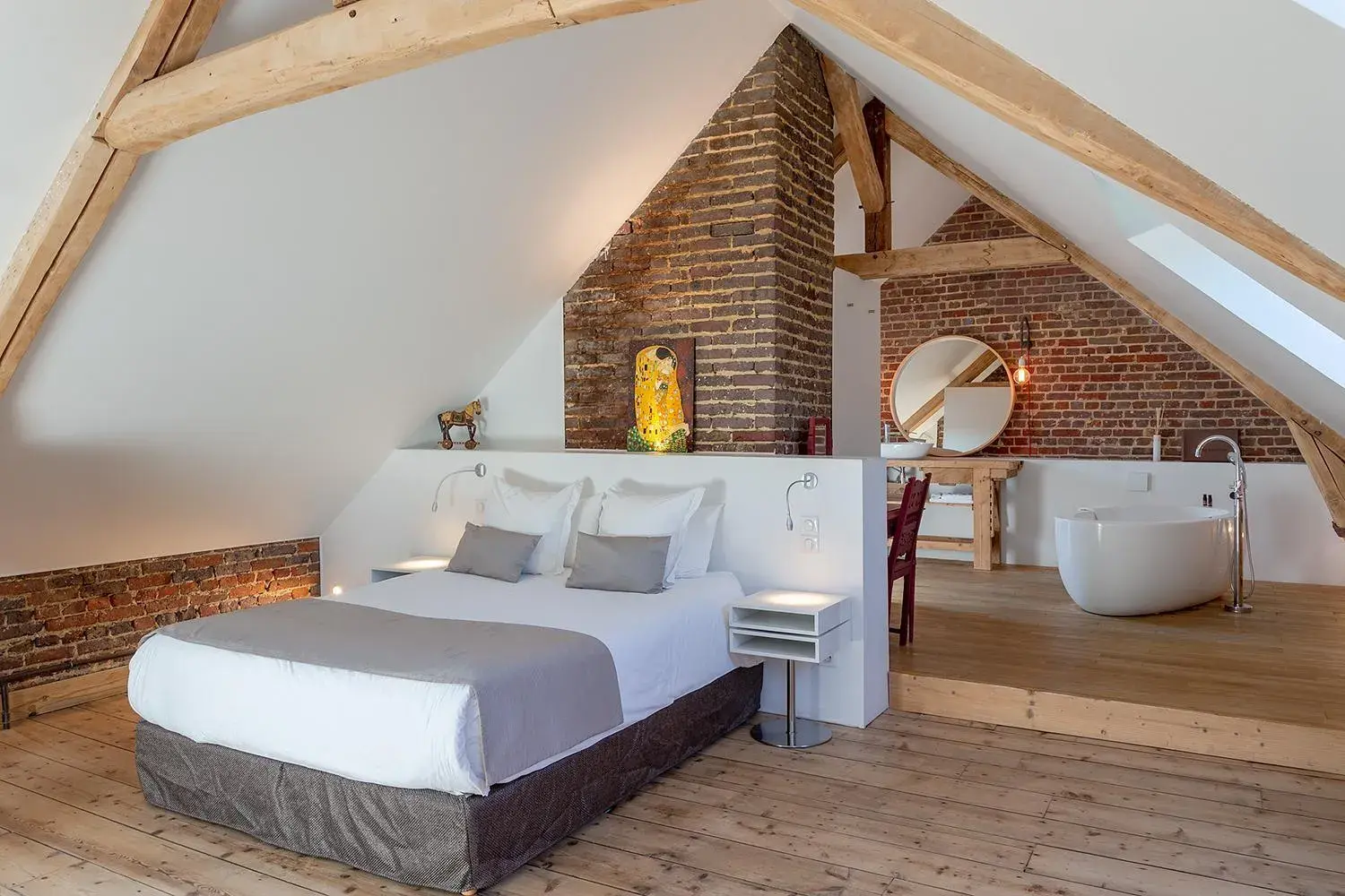 Bedroom, Bed in La Salamandre Bedroom, Bed in La Salamandre