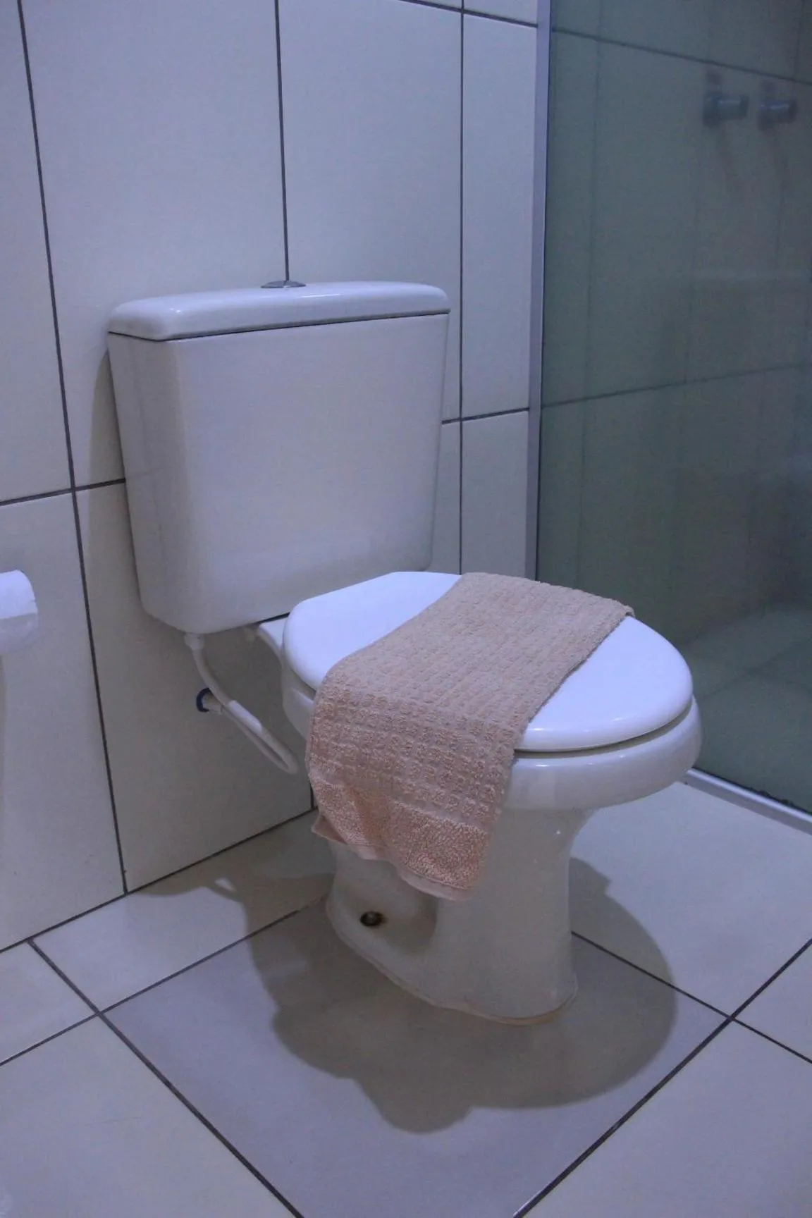 Toilet in Hotel Vitória - Guaíra