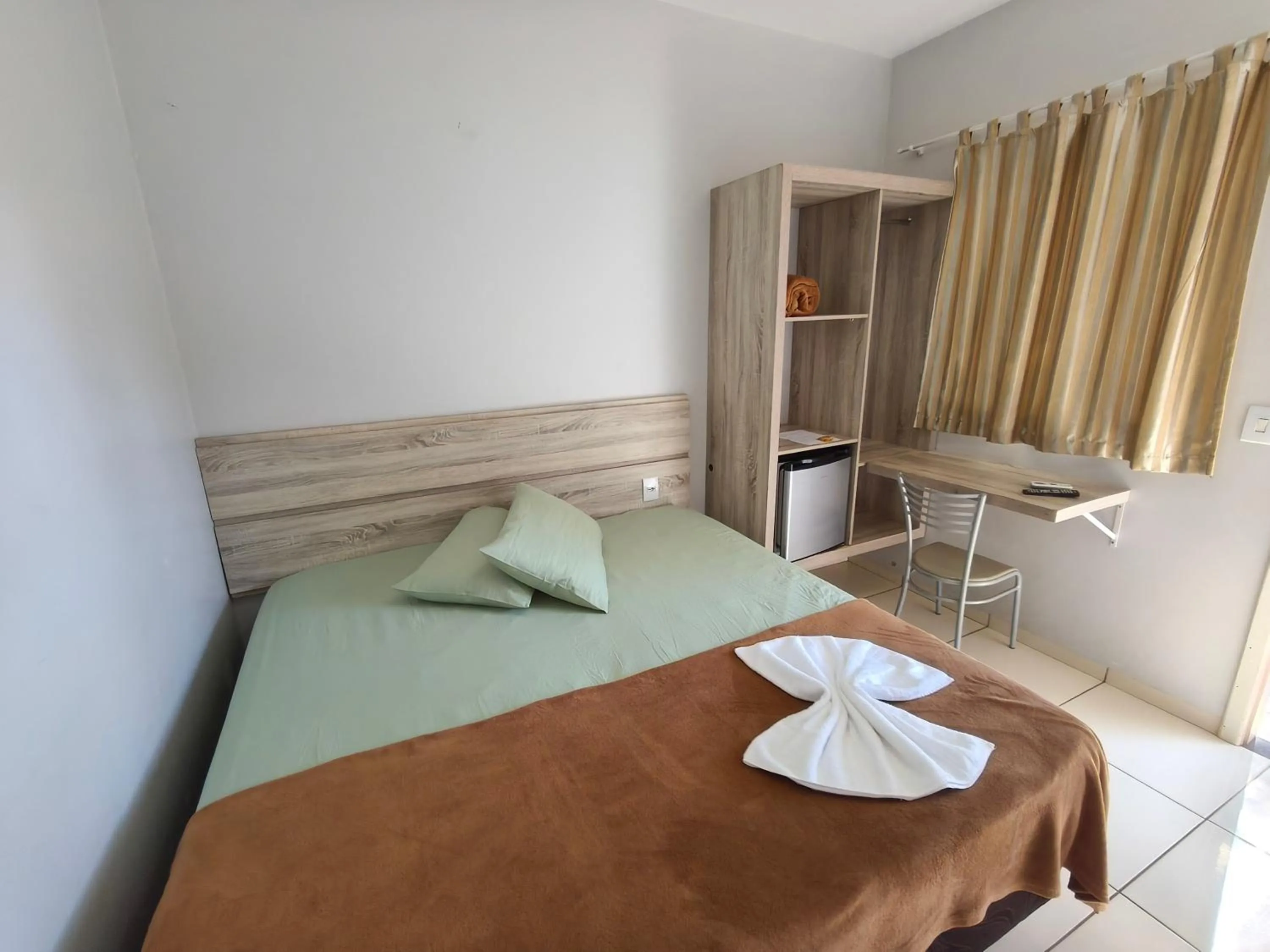 Bed in Hotel Vitória - Guaíra
