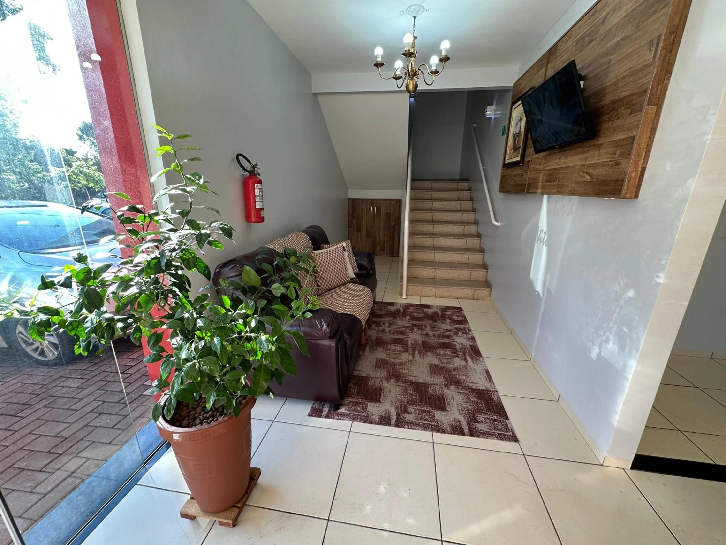 Living room in Hotel Vitória - Guaíra