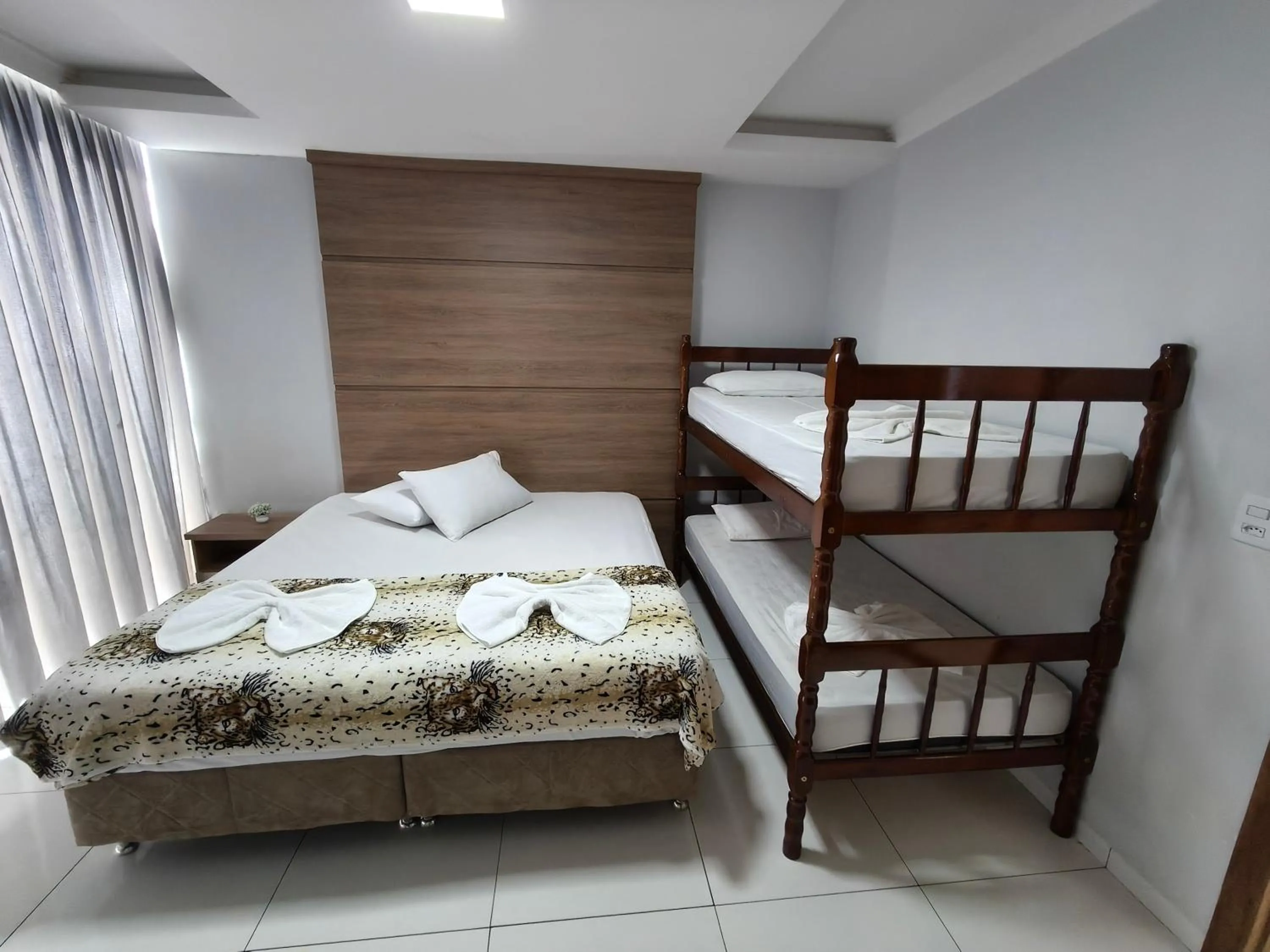 Bed in Hotel Vitória - Guaíra