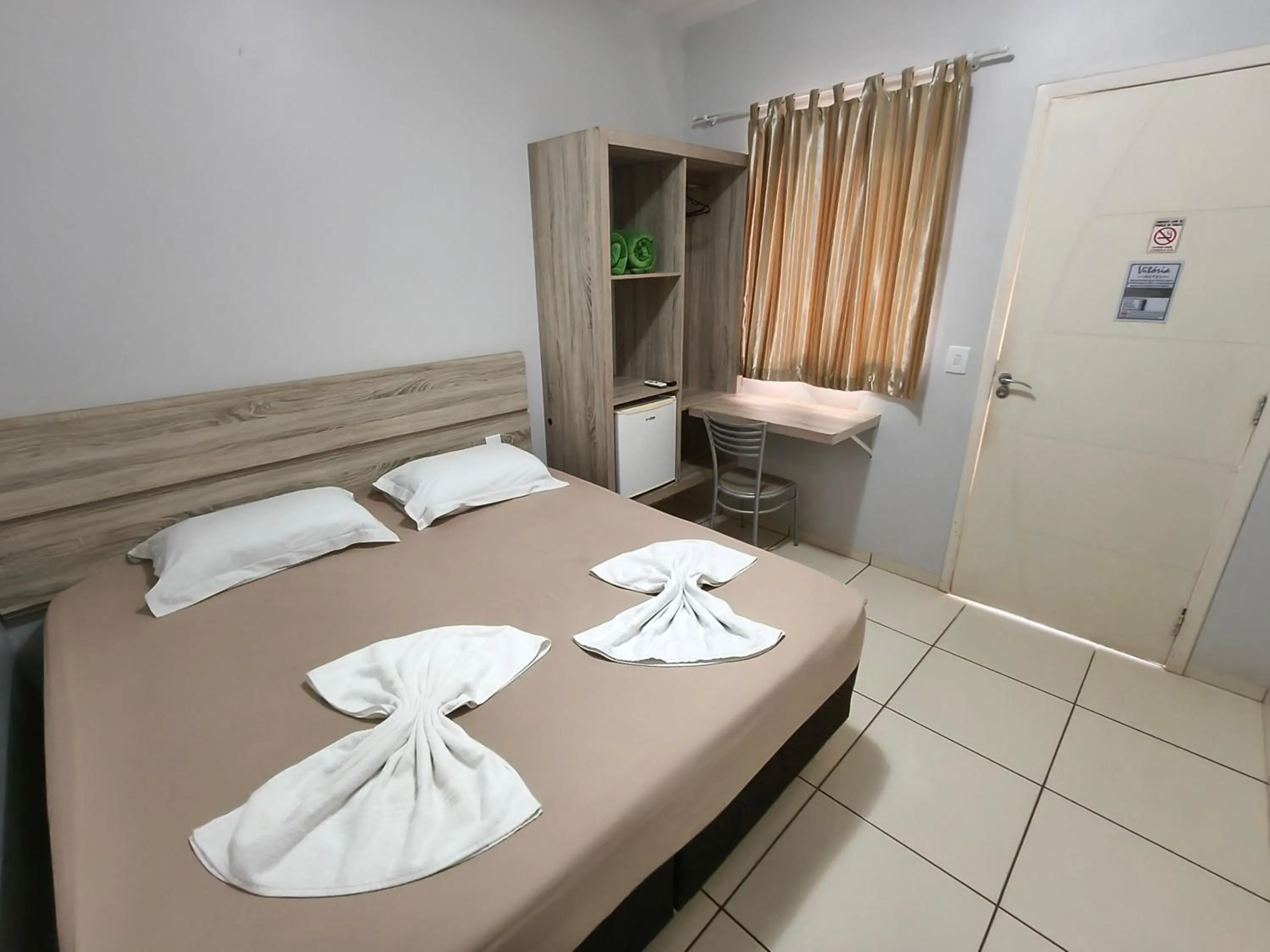 Bed in Hotel Vitória - Guaíra